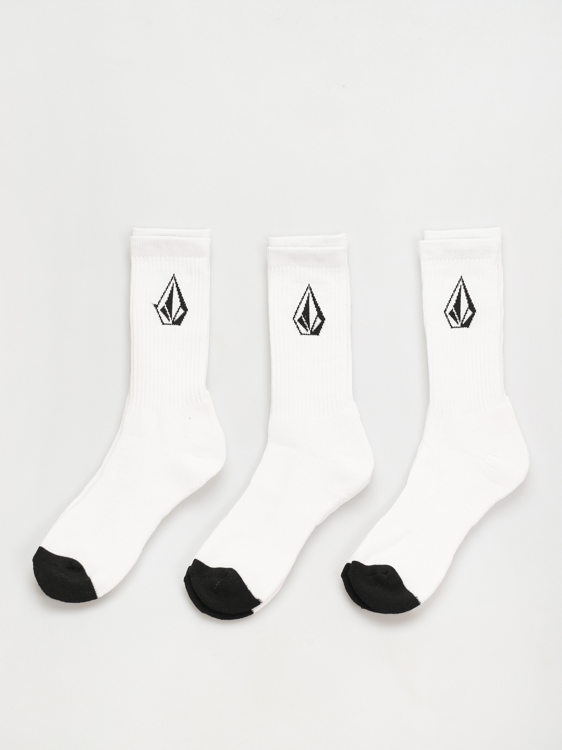 Volcom Full Stone Sock 3Pk Socks (white)