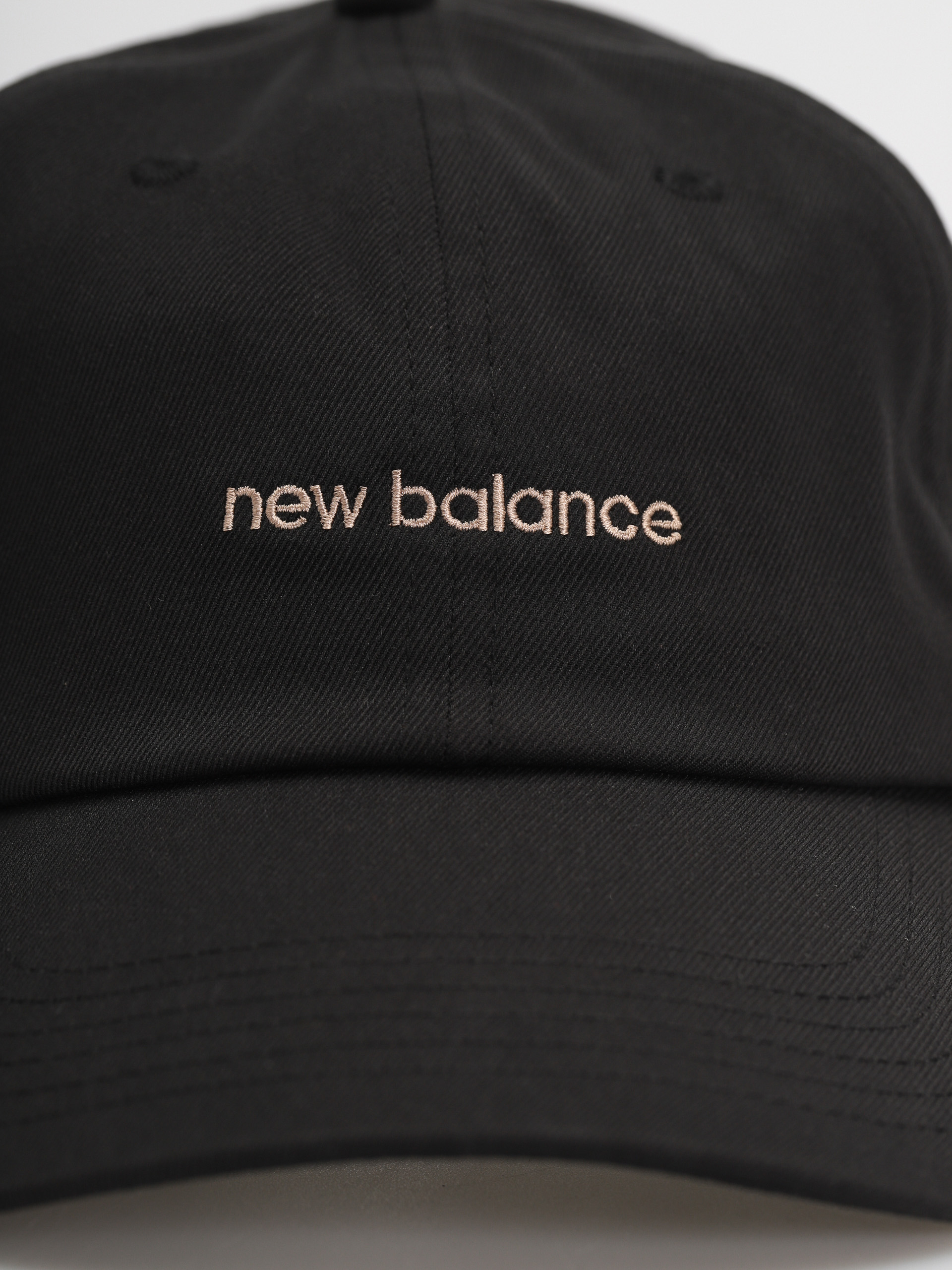 New Balance 6 Panel Linear Logo Cap (black)