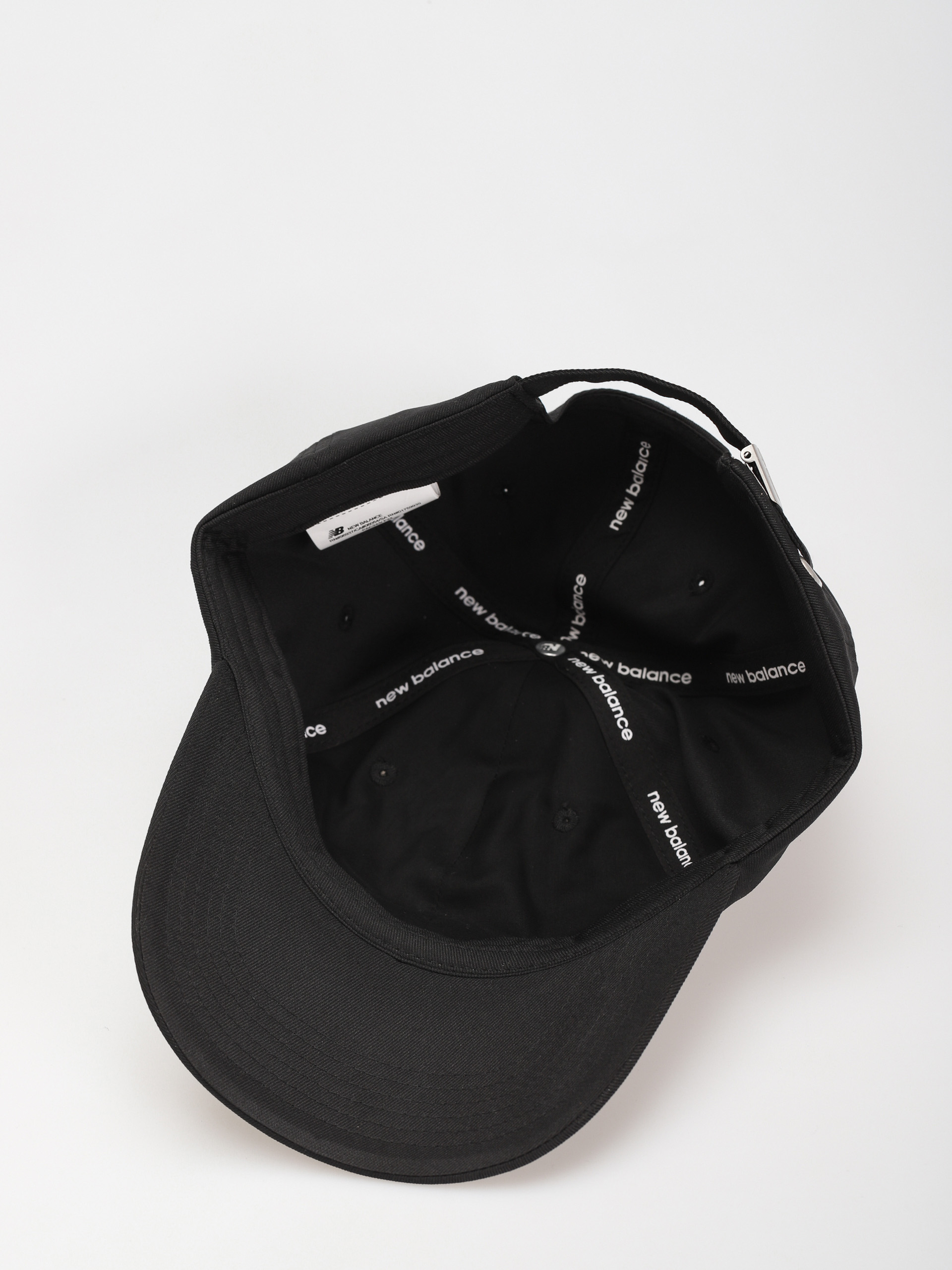 New Balance 6 Panel Linear Logo Cap (black)