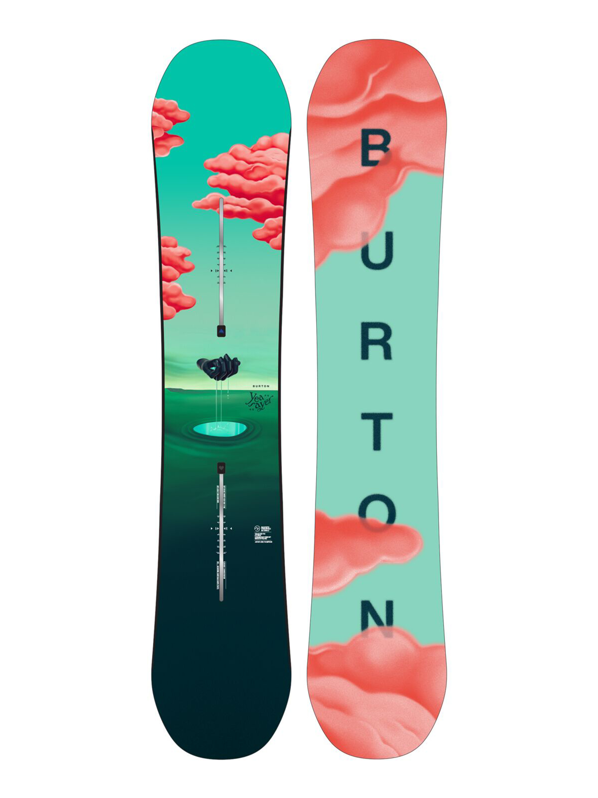 Damen Burton Snowboard Yeasayer Flying V