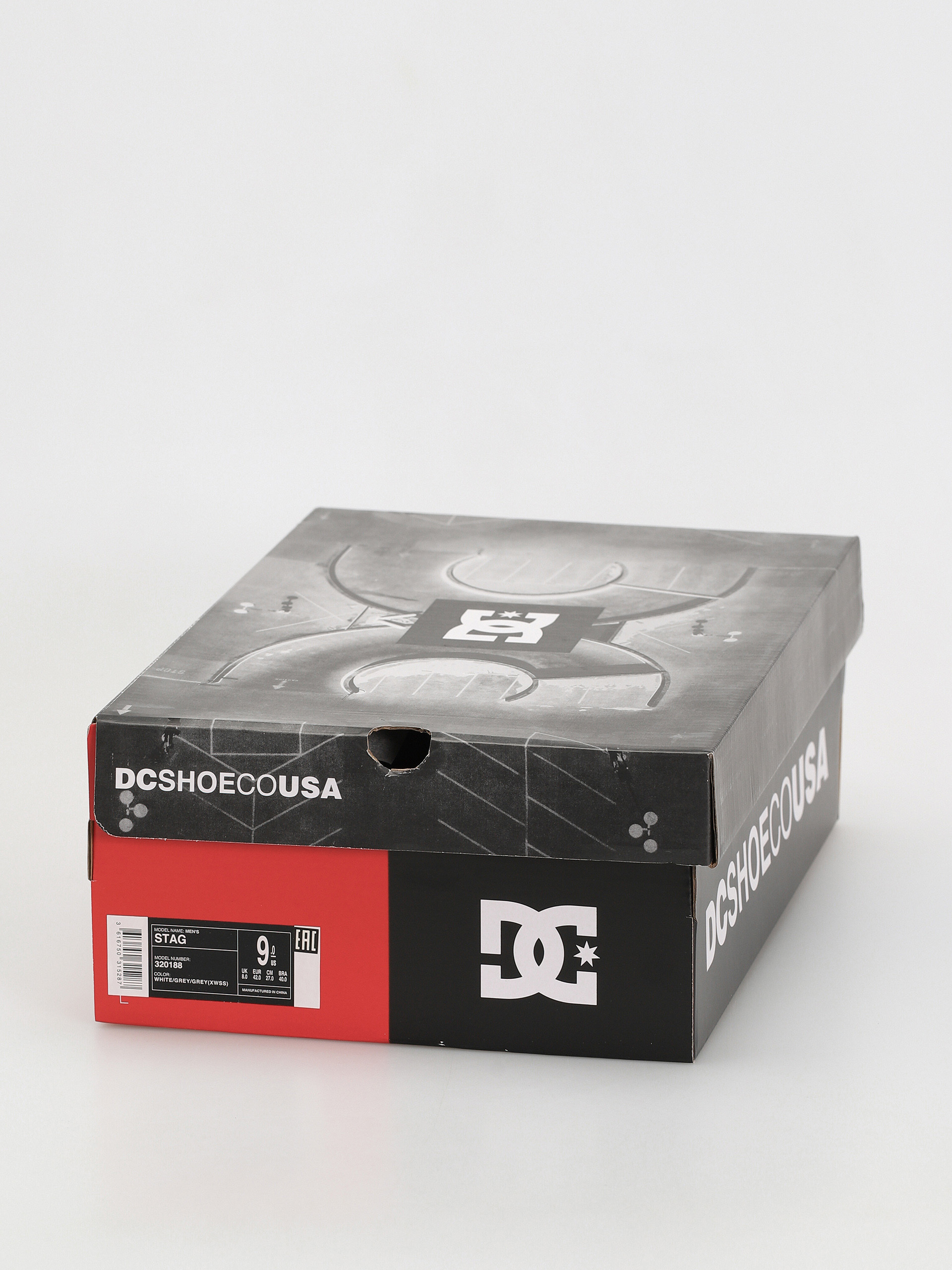 DC Stag Schuhe (white/grey/grey)