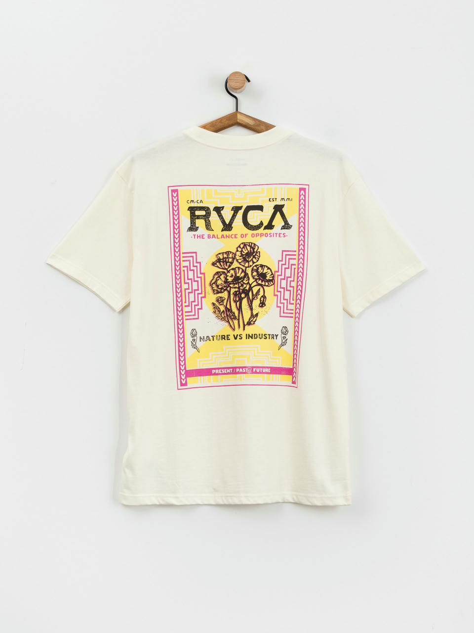 RVCA T-Shirt Poppies (antique white)