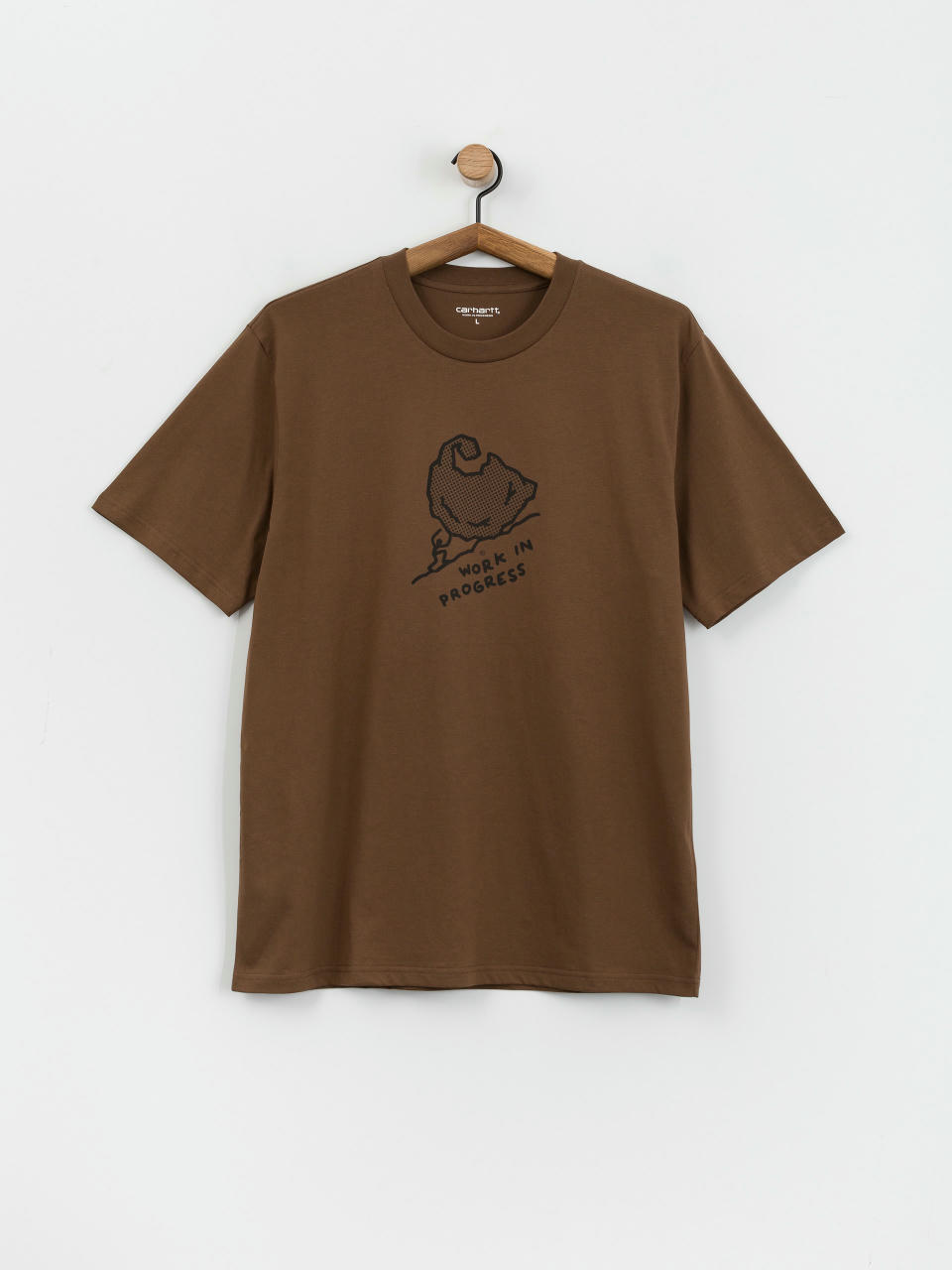 Carhartt WIP T-Shirt Move On Up (chocolate/black)