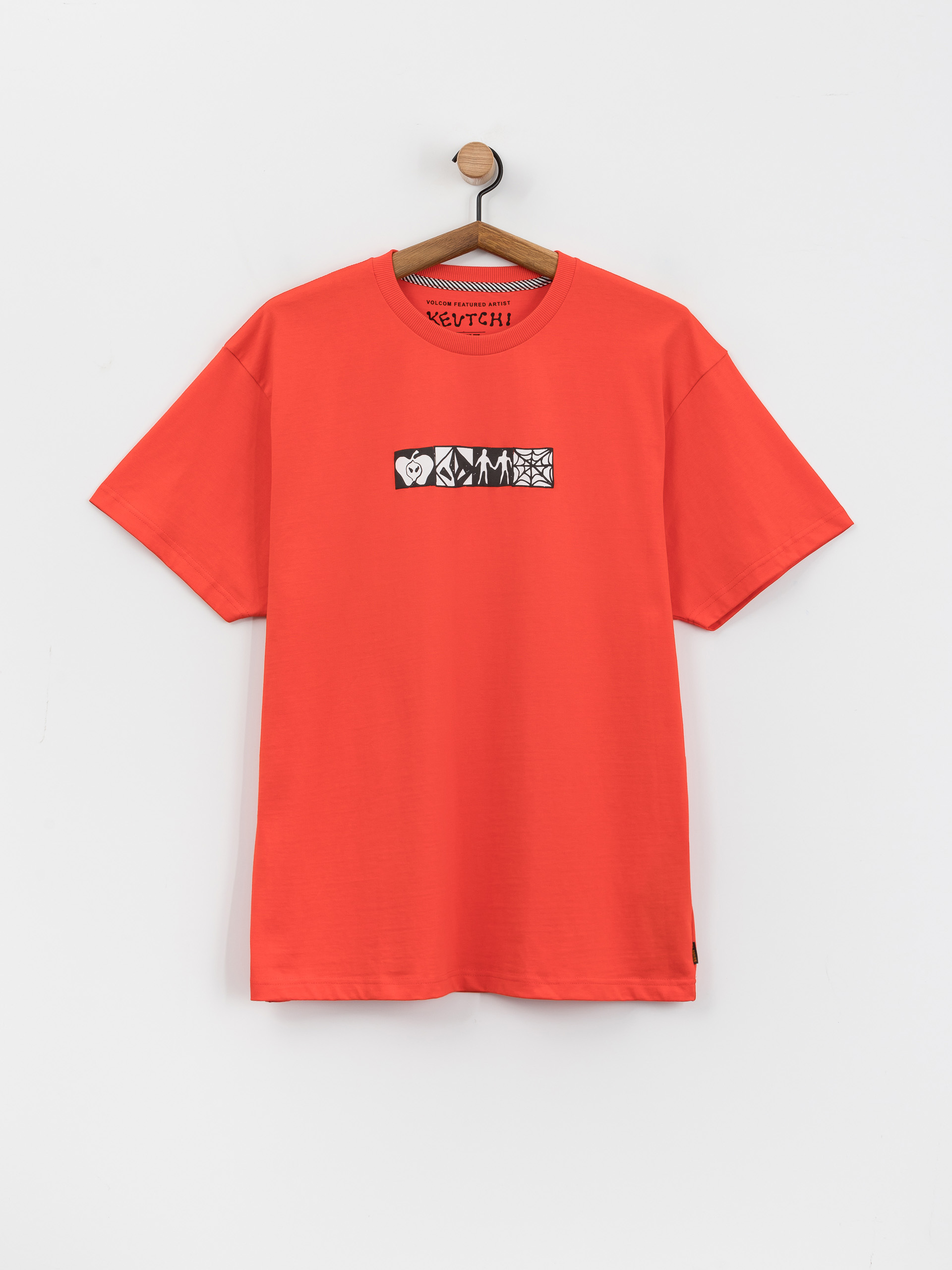 Volcom T Shirt Fa Keutchi 3 red bright red