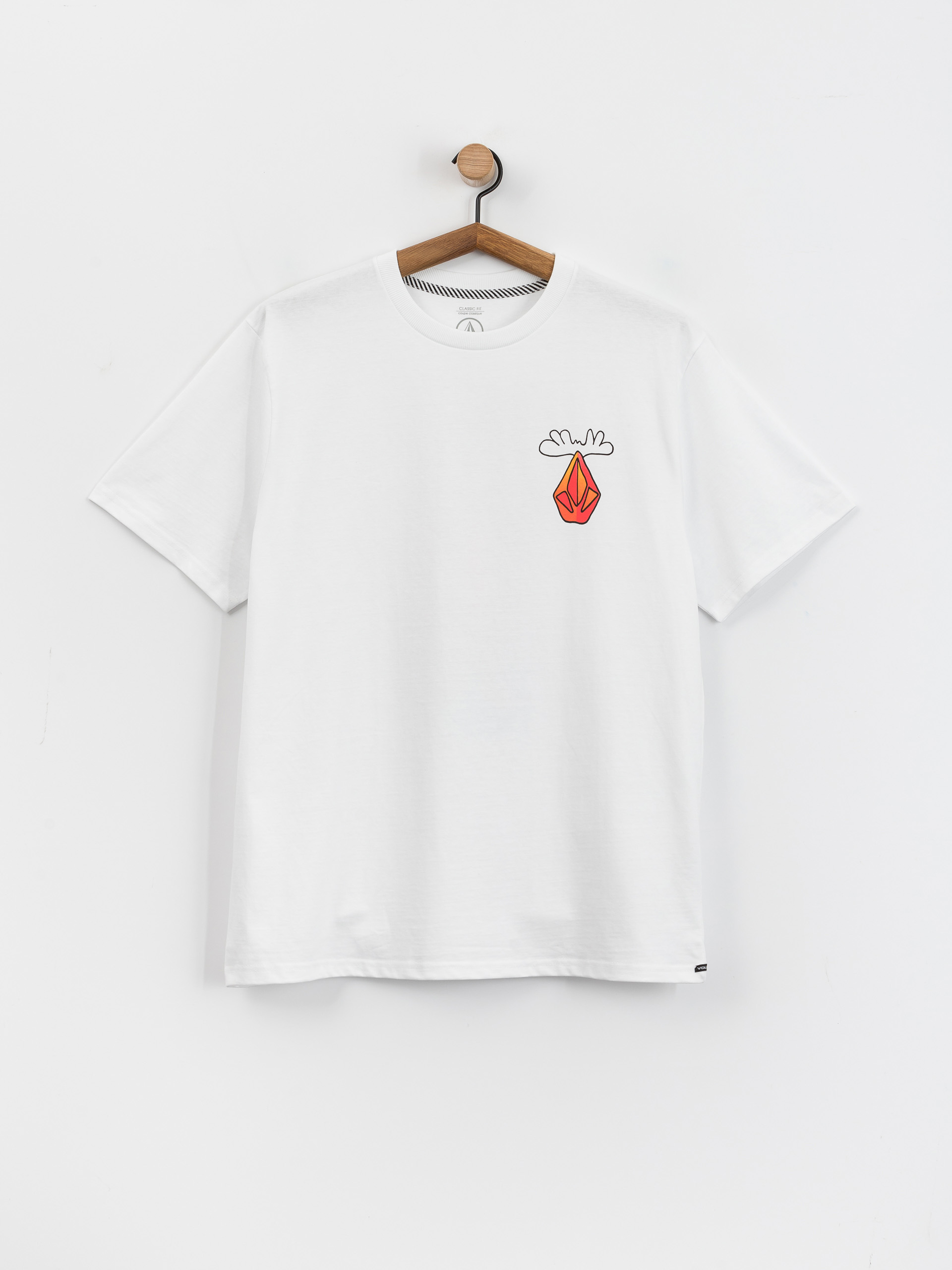 Volcom T-Shirt Olivmoose (white)