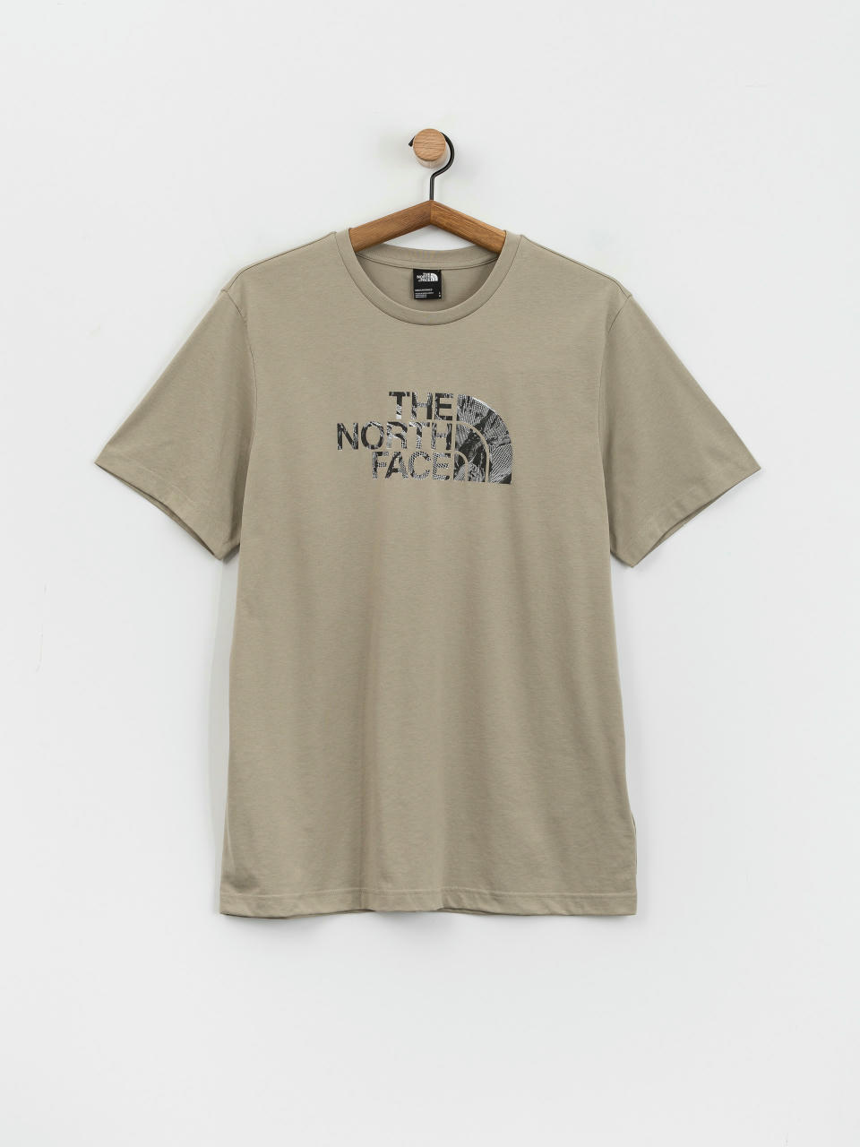 The North Face T-Shirt Easy Graphic Infill (clay grey/tnf black 3d)