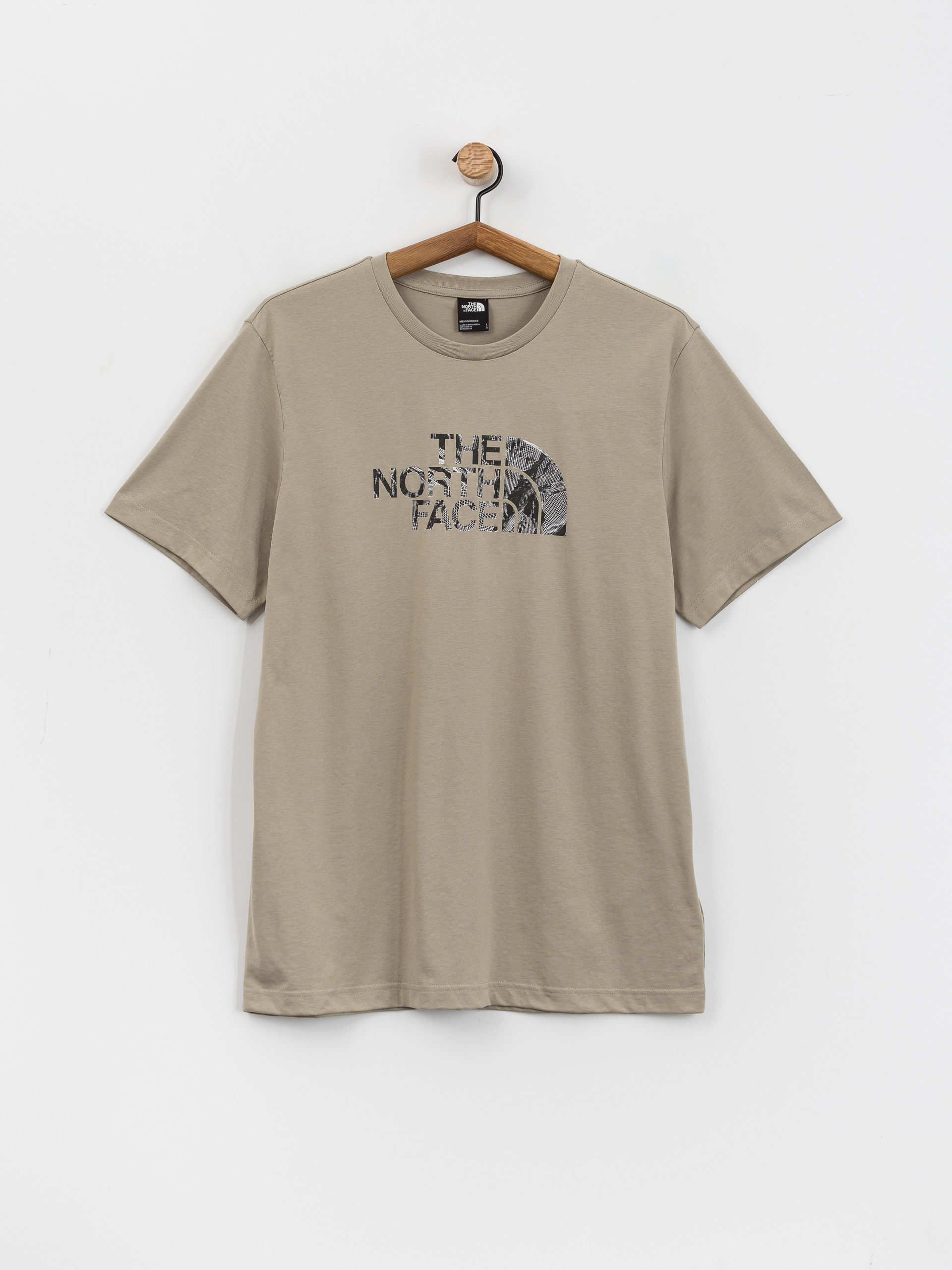 The North Face T-Shirt Easy Graphic Infill (clay grey/tnf black 3d)