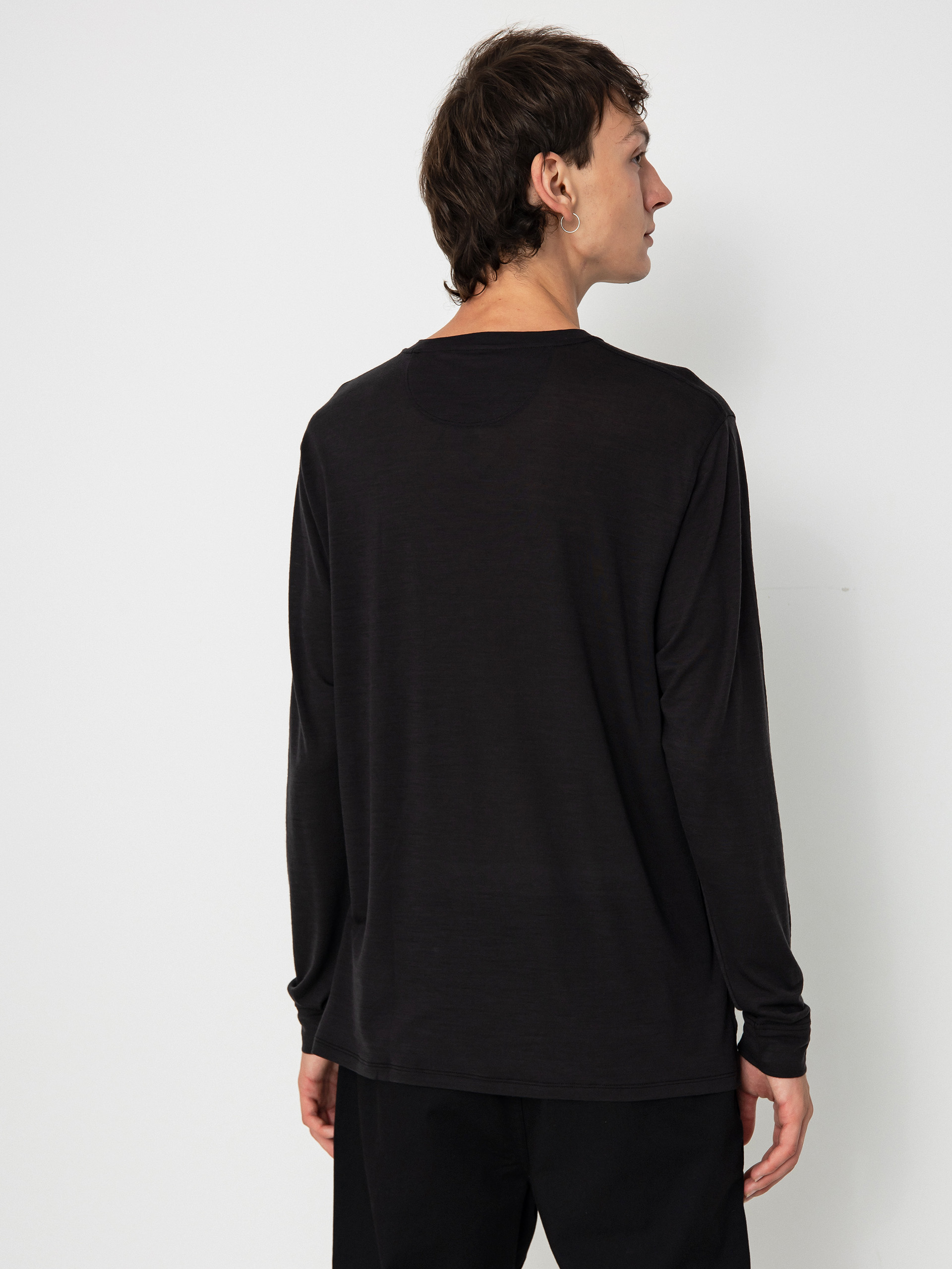 Patagonia Cap Cool Merino Blend Graphic Longsleeve (heritage header black)