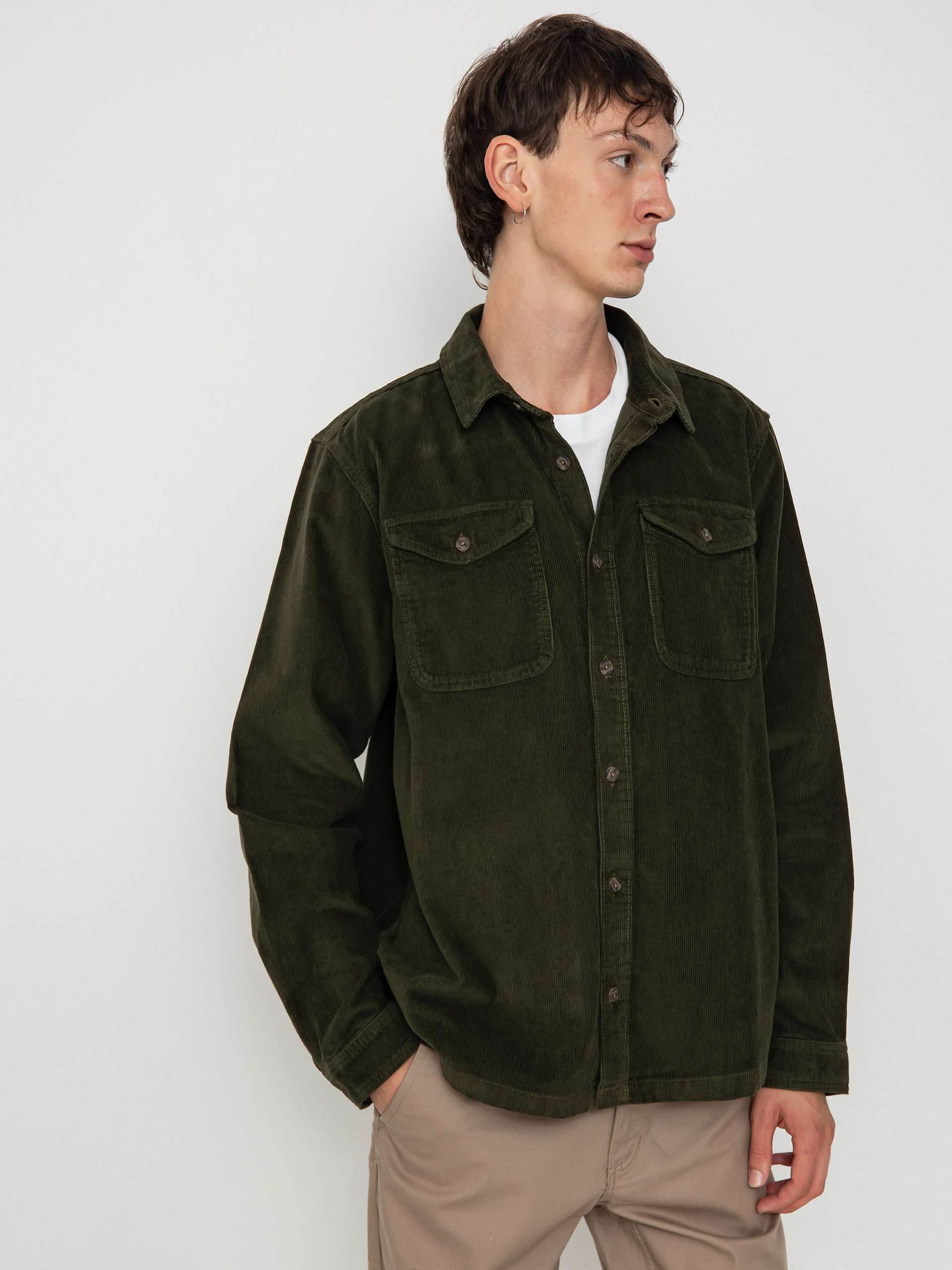 Patagonia Corduroy Shirt green (pine needle green)