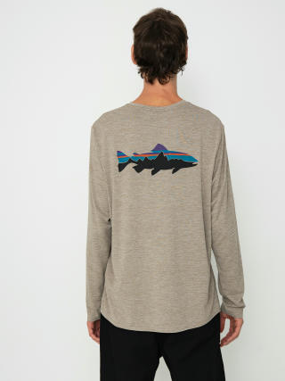 Patagonia Cap Cool Daily Graphic Waters Longsleeve (fitz roy trout seabird grey x dye)