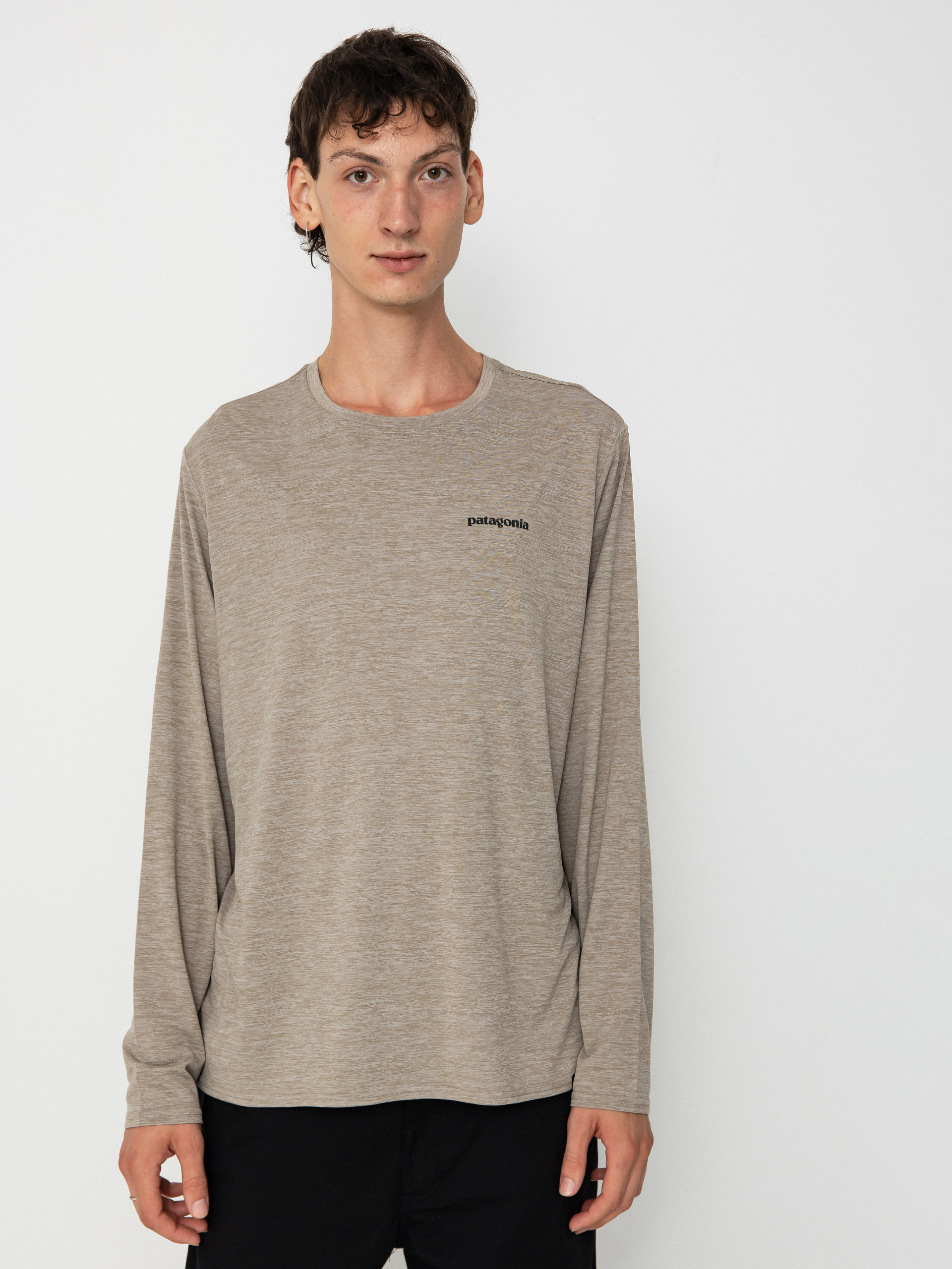 Patagonia Cap Cool Daily Graphic Waters Longsleeve (fitz roy trout seabird grey x dye)