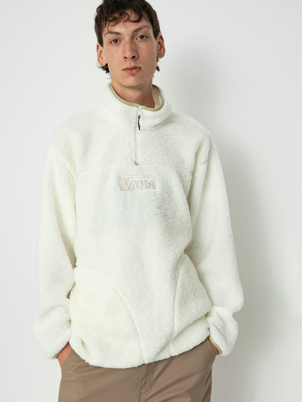 Vans Vans Boxed Sherpa Qzip Fleece Jacke (marshmallow)