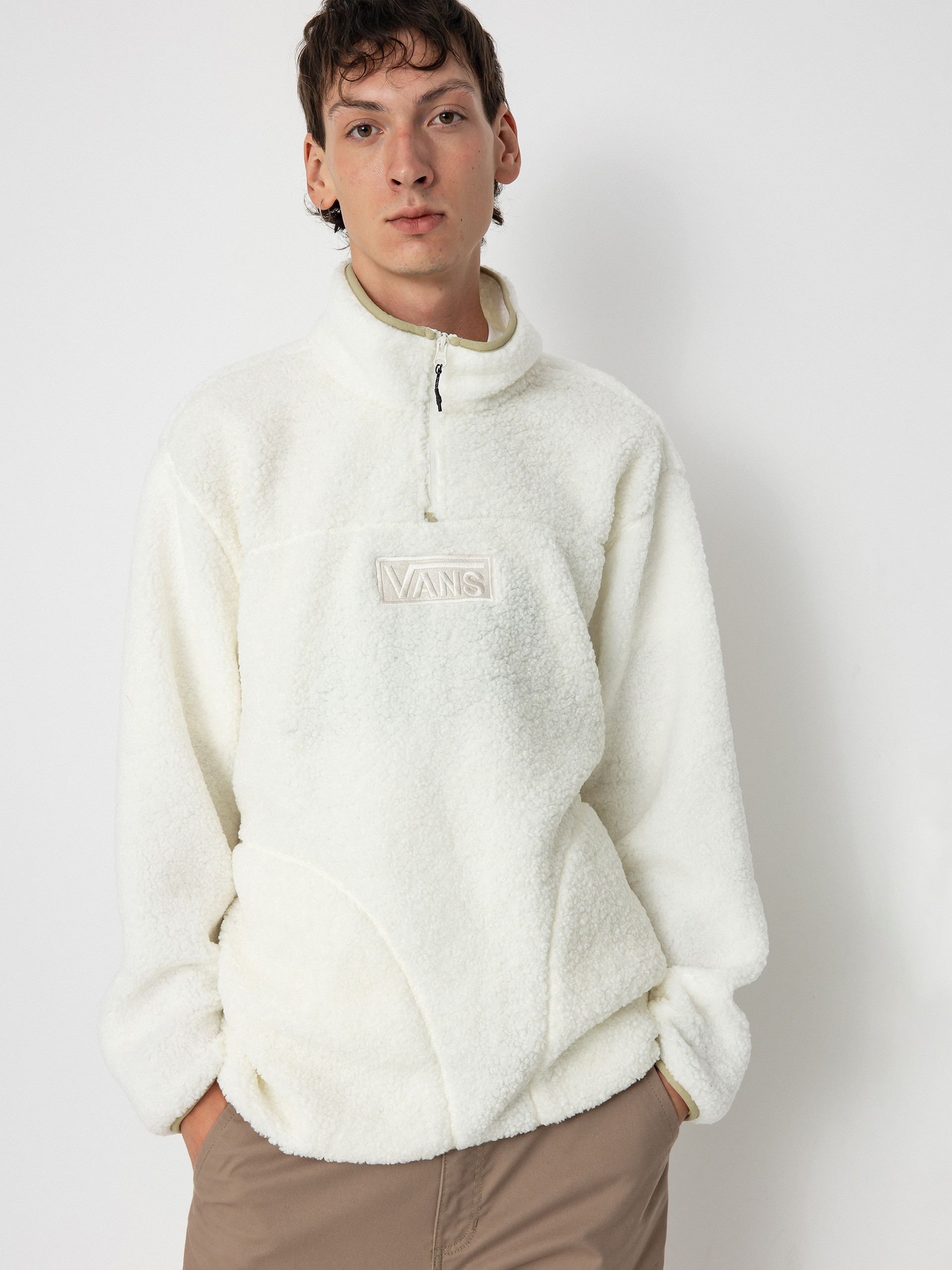 Vans Vans Boxed Sherpa Qzip Fleece Jacke (marshmallow)