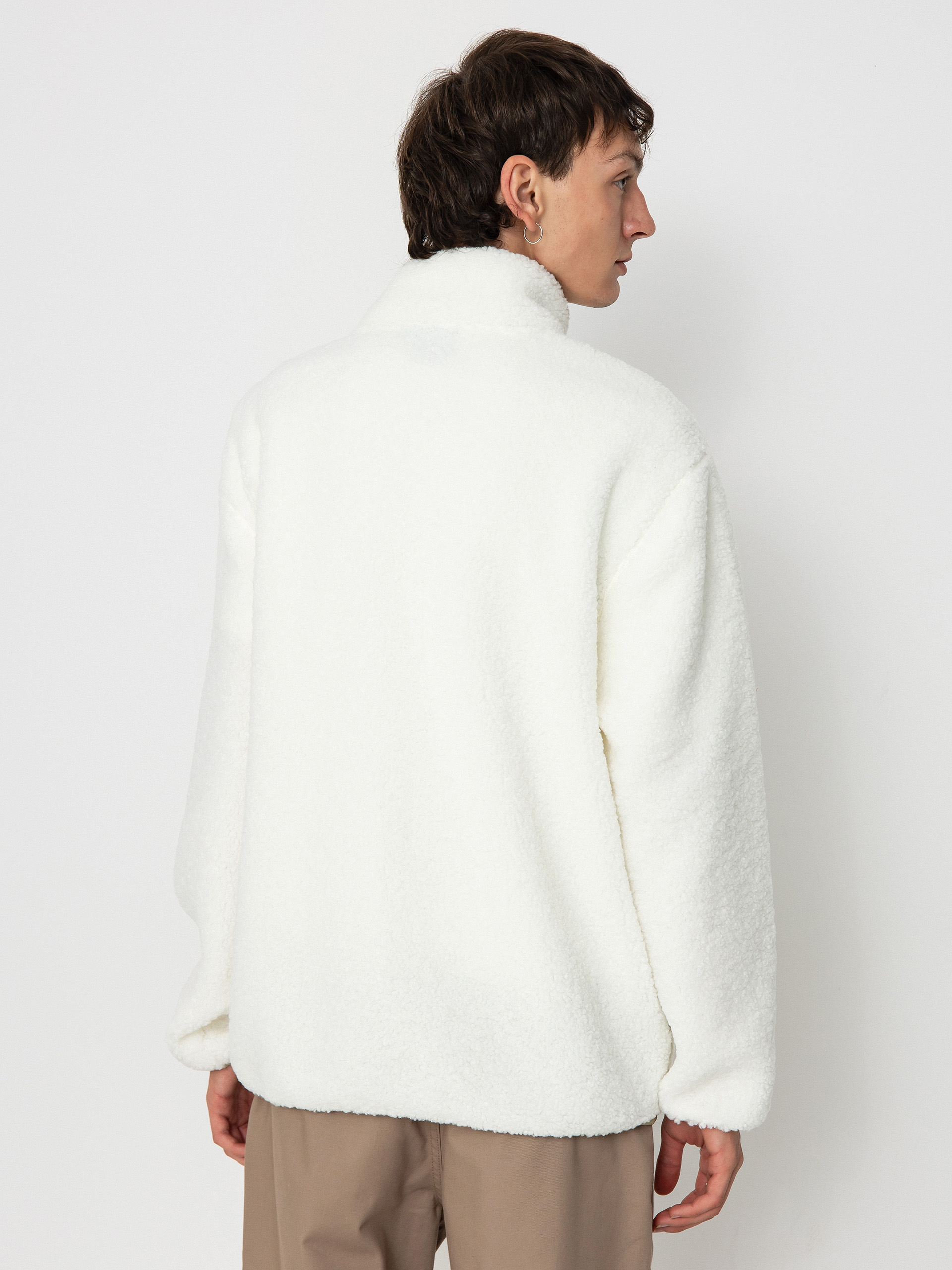 Mens Vans Vans Boxed Sherpa Qzip Fleece  (marshmallow)