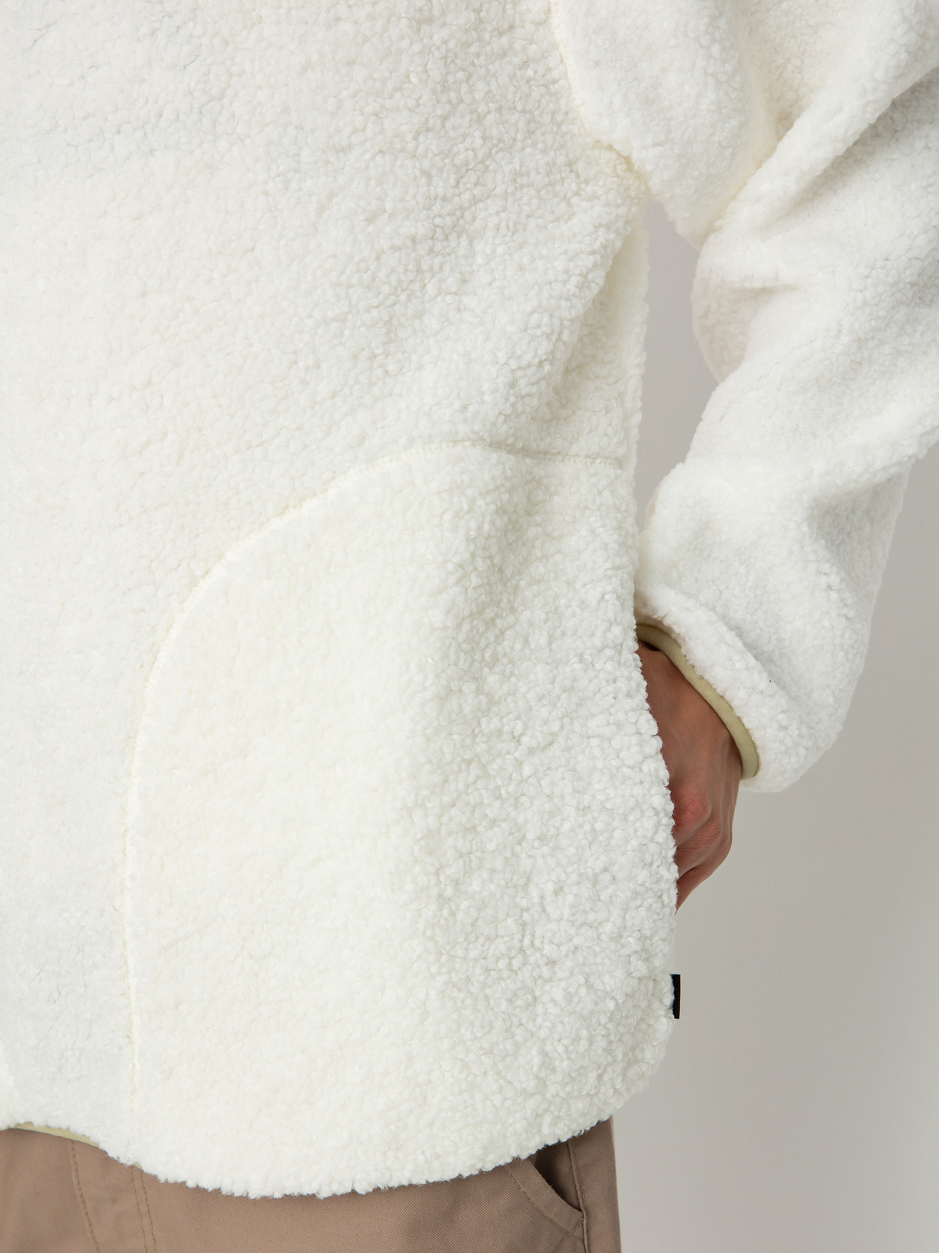 Herren Vans Vans Boxed Sherpa Qzip Fleece Jacke (marshmallow)