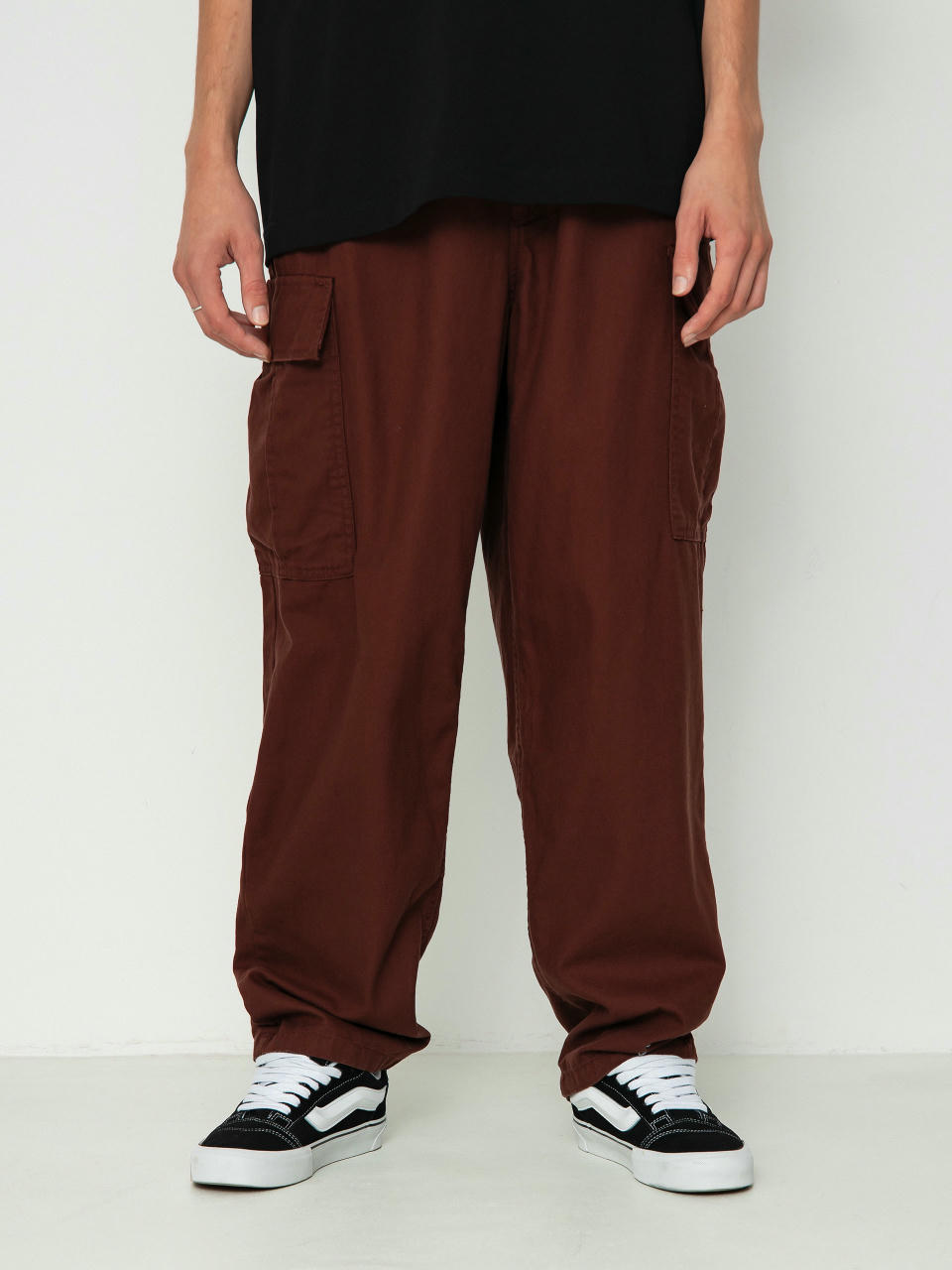 Vans Range Cargo Baggy Tapered Elastic Hose (bitter chocolate)