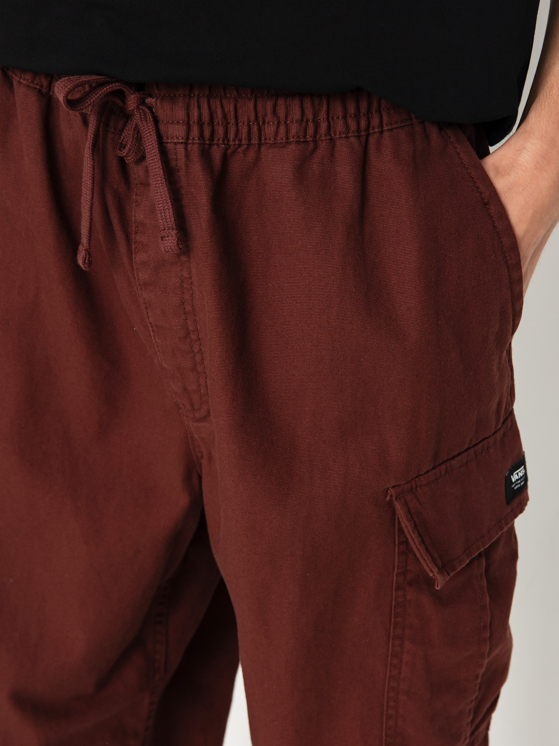 Vans Range Cargo Baggy Tapered Elastic Pants (bitter chocolate)