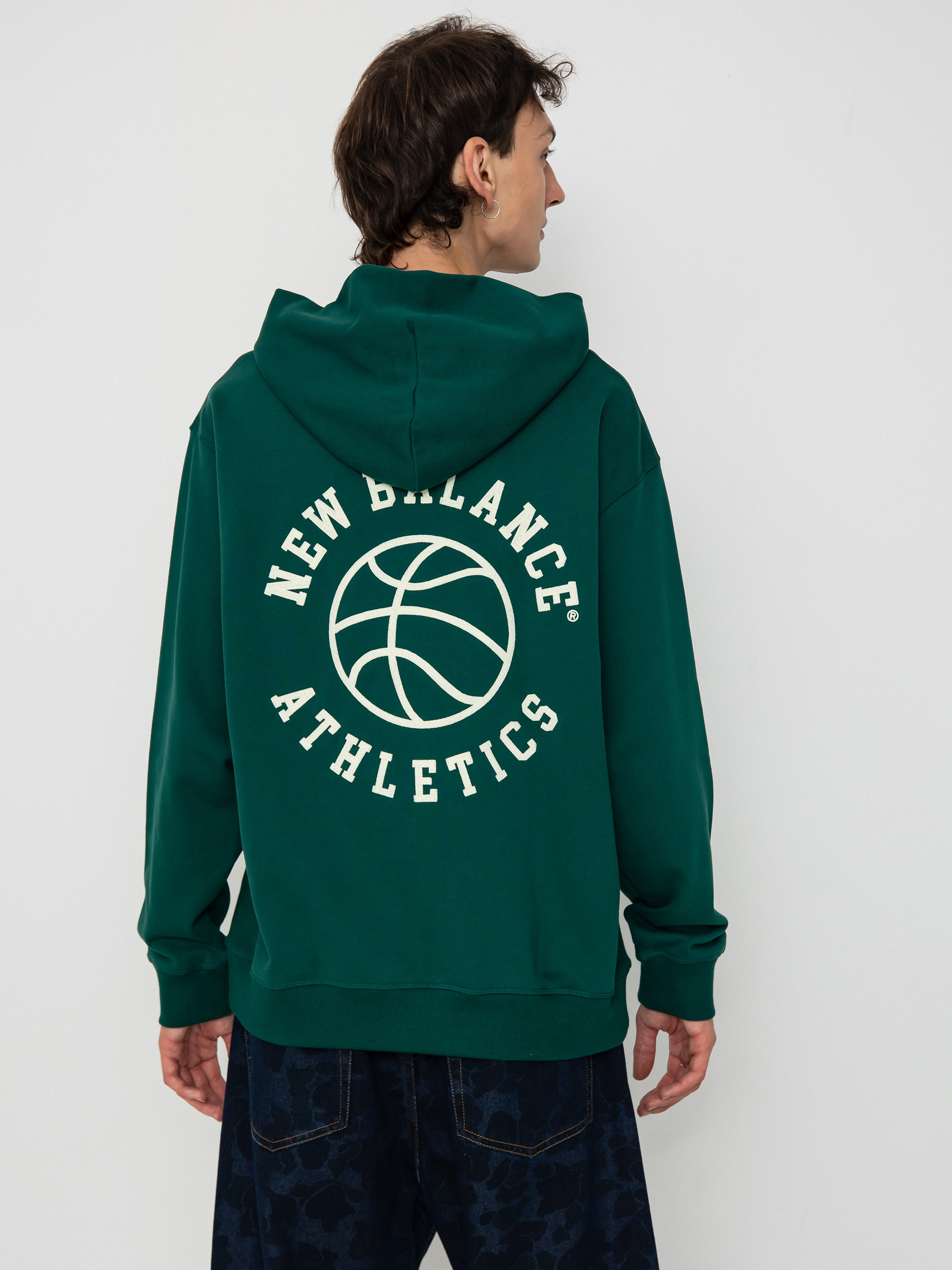 New Balance Athletics Relaxed League HD Hoodie Grün (marshgreen)