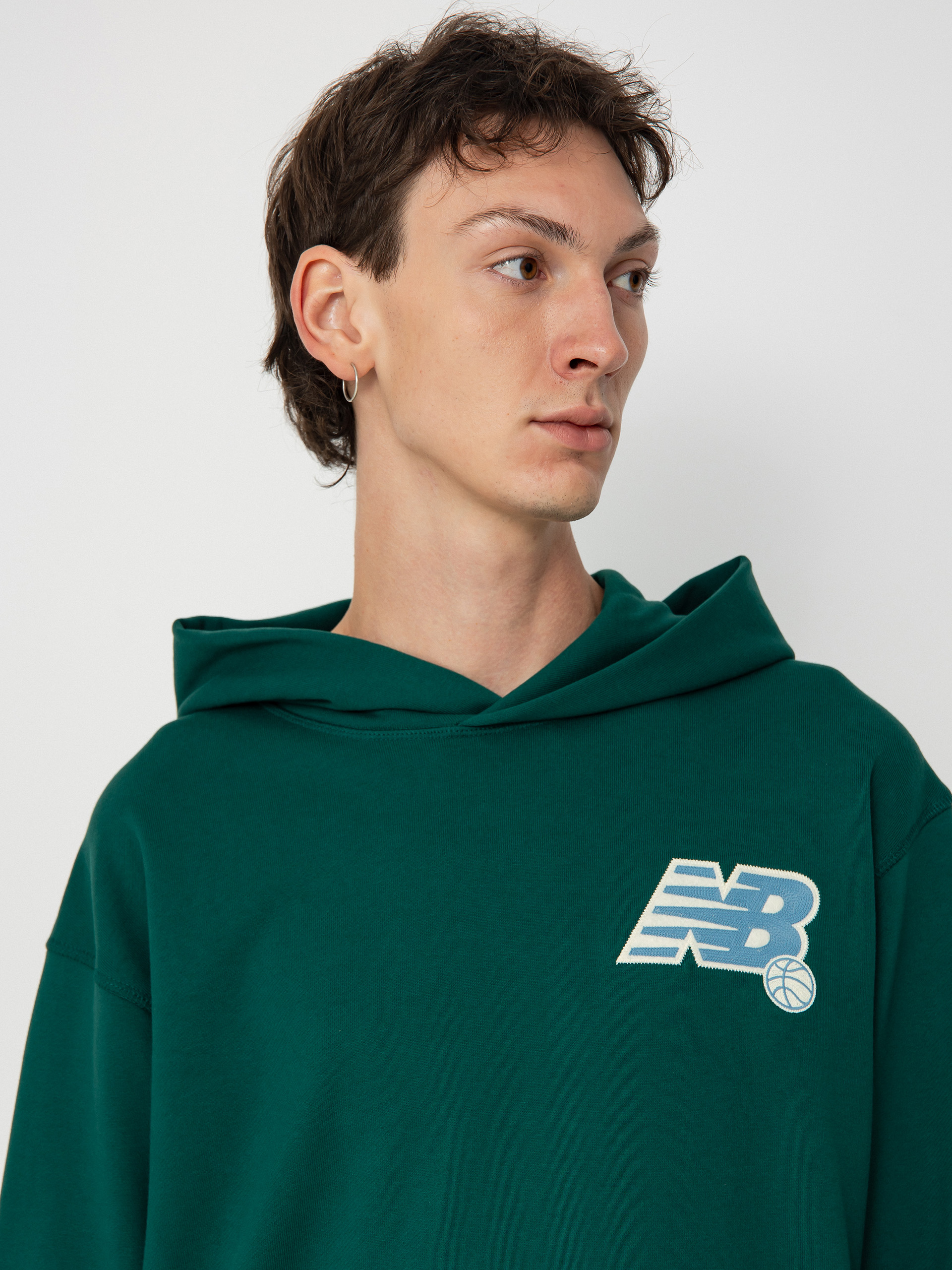 New Balance Athletics Relaxed League HD Hoodie (marshgreen)