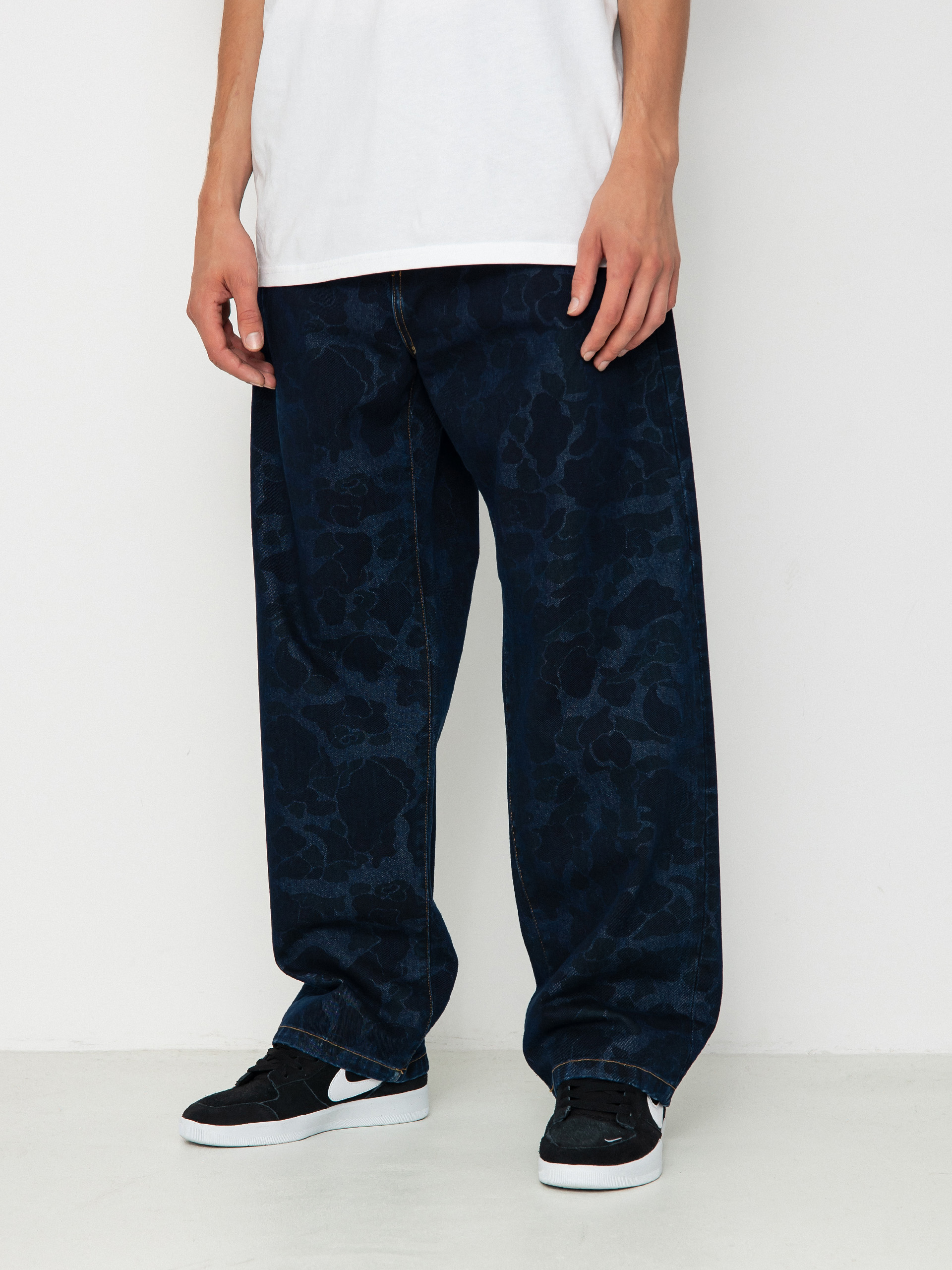Carhartt WIP Duck Landon Pants - navy blue (camo duck/blue)
