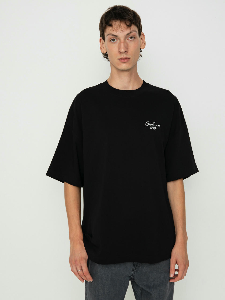 Carhartt WIP Signature Script T-Shirt (black/wax)