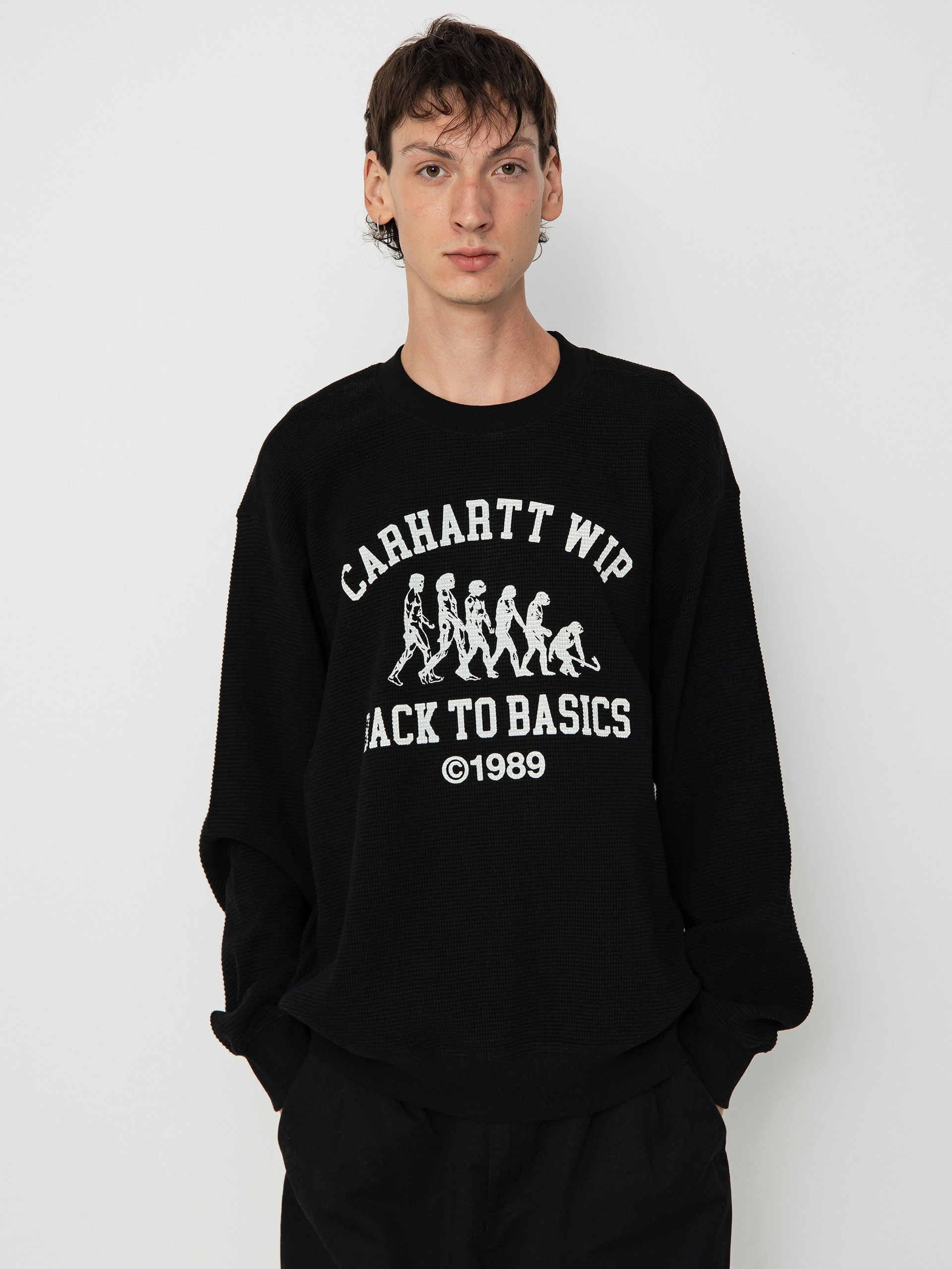 Carhartt WIP Main Basics Sweatshirt (black/white)