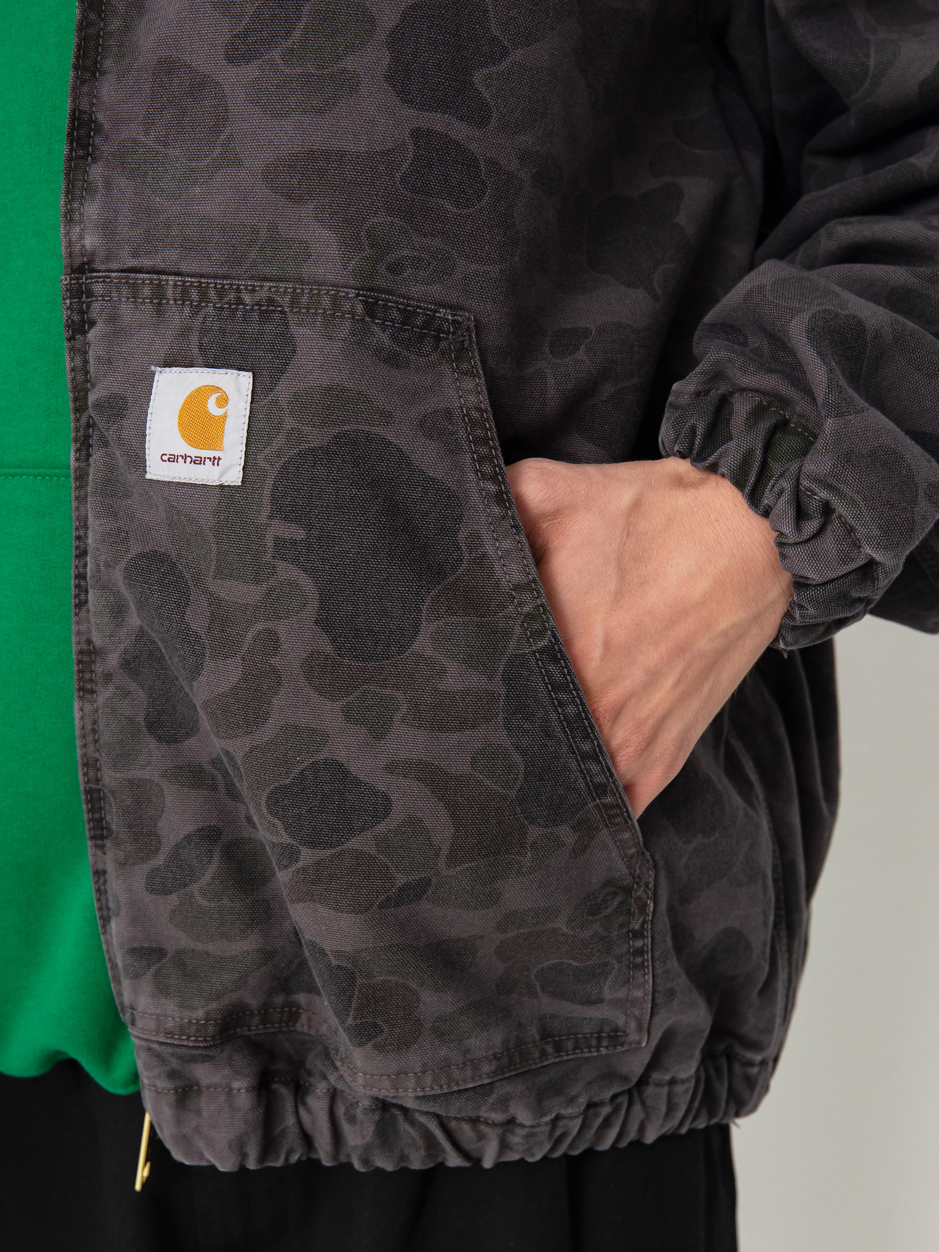 Carhartt WIP Duck Active Jacket - grey (camo duck/green/graphite)