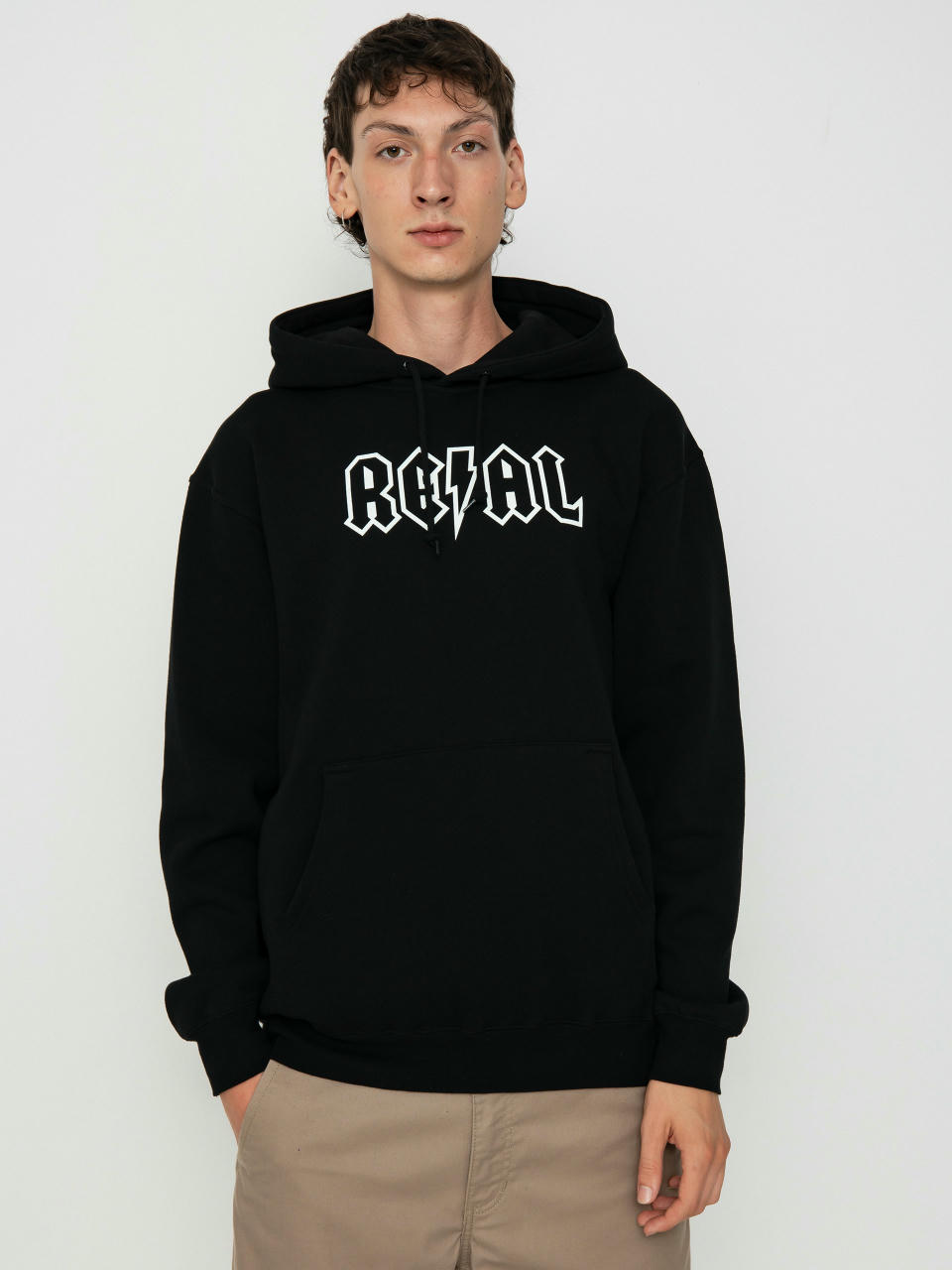 Real Deeds HD Hoodie (black/white)