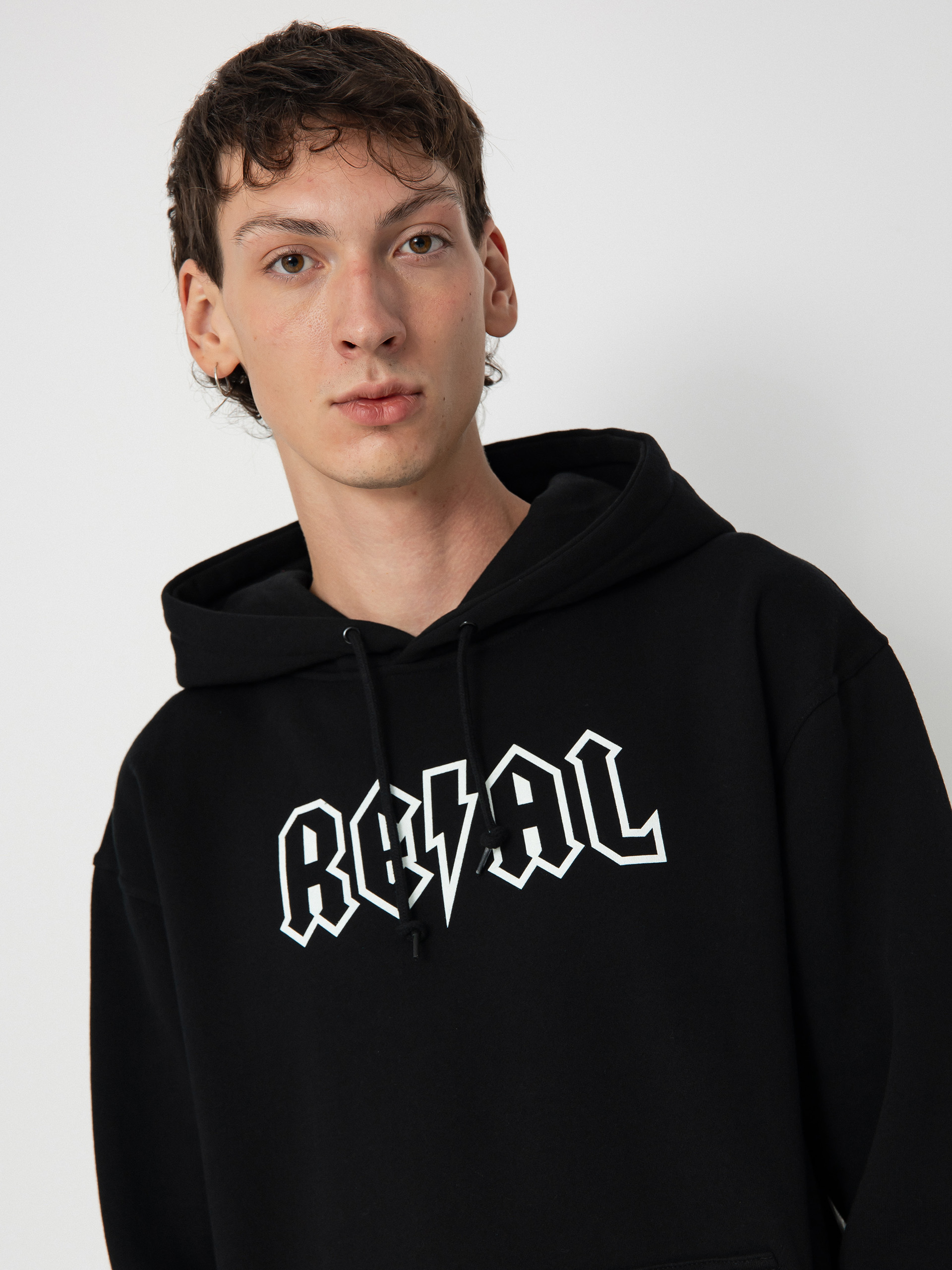 Real Deeds HD Hoodie (black/white)