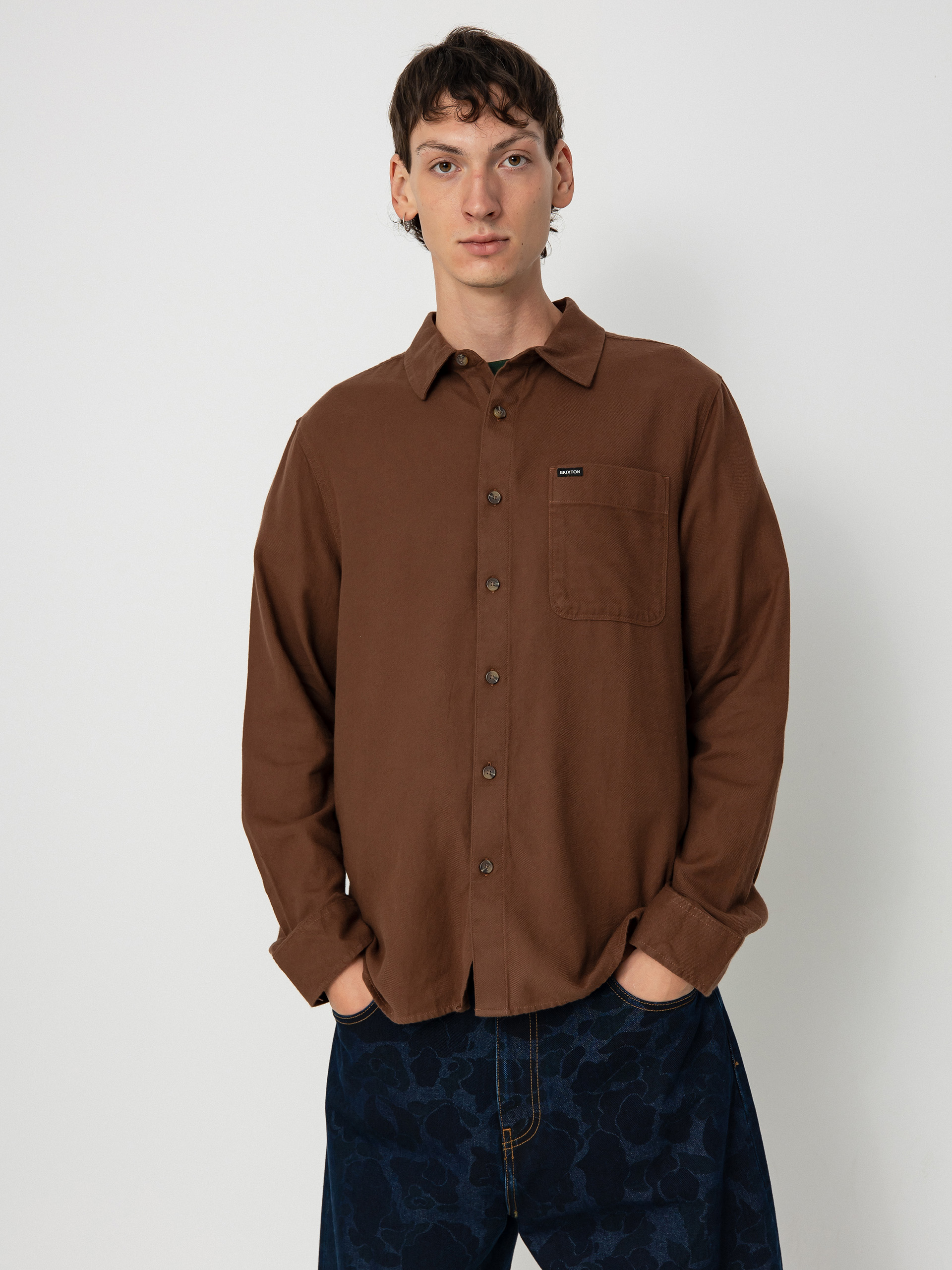 Brixton Hasting Lw Flannel Hemd (pinecone brown)