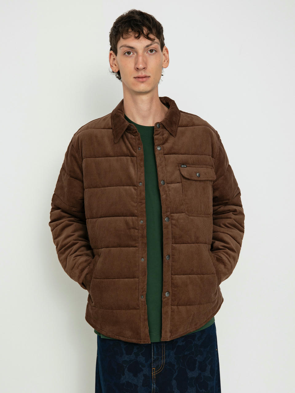 Brixton Cass Jacke (pinecone brown cord)