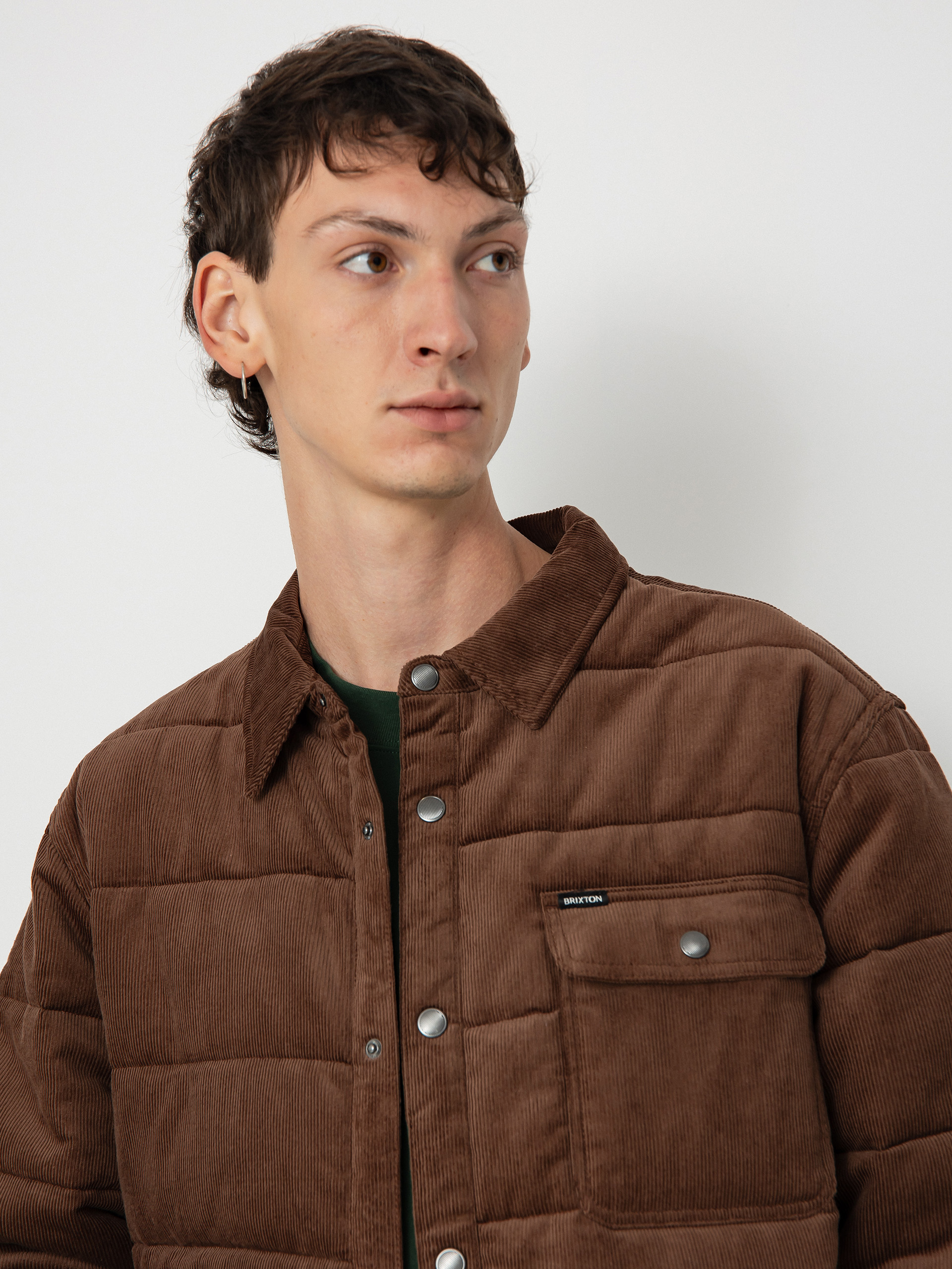 Brixton Cass Jacket (pinecone brown cord)