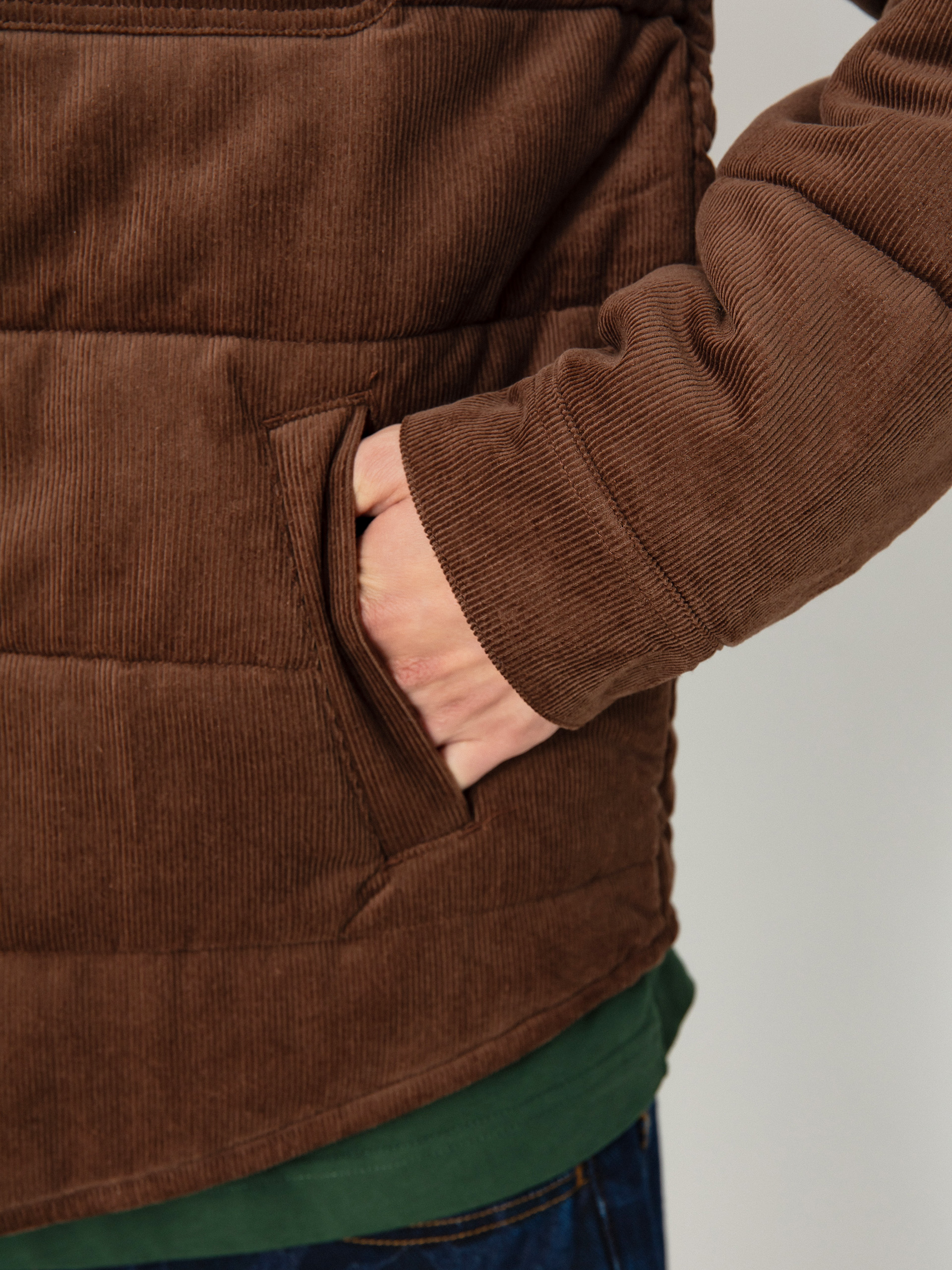 Brixton Cass Jacket (pinecone brown cord)