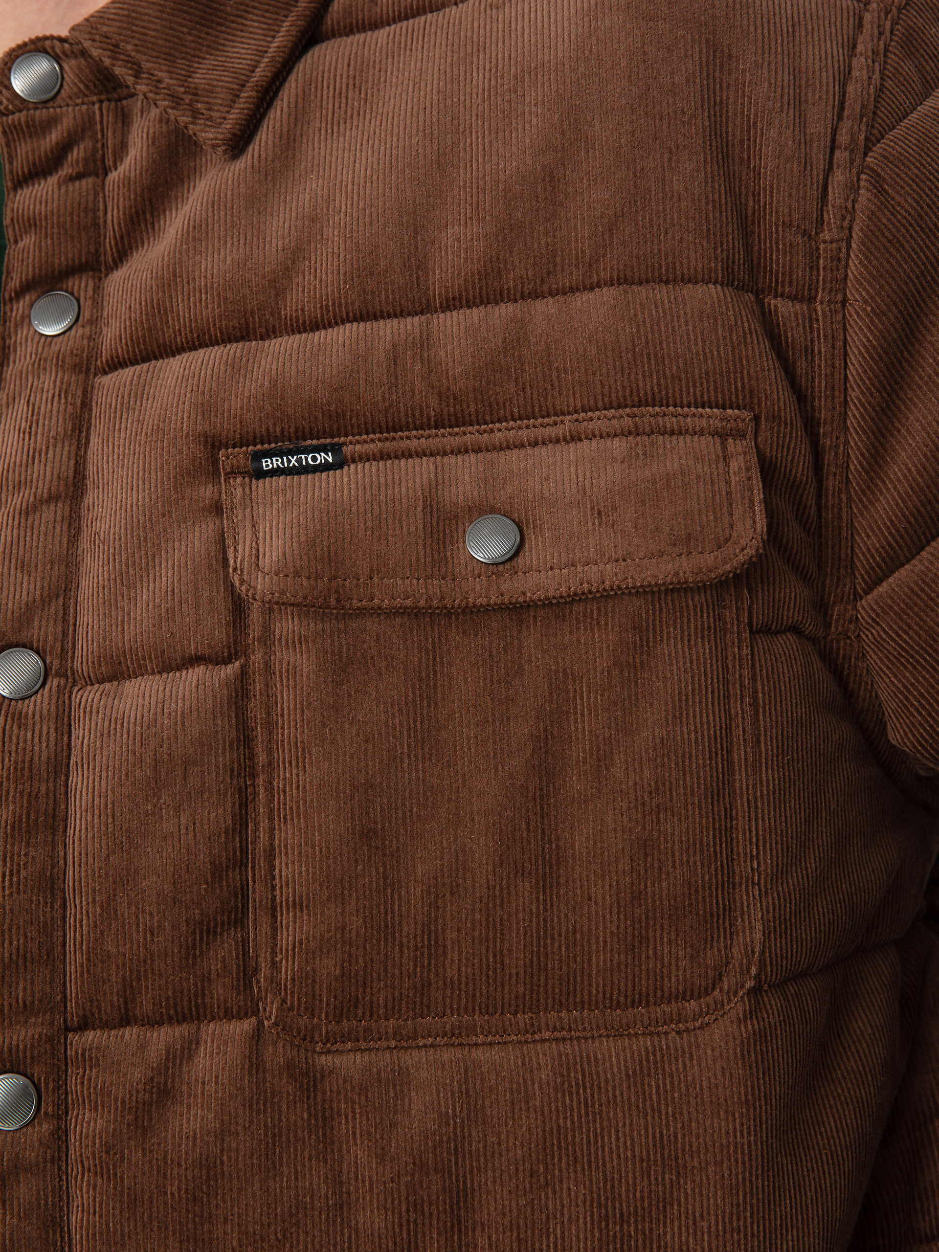 Brixton Cass Jacket (pinecone brown cord)