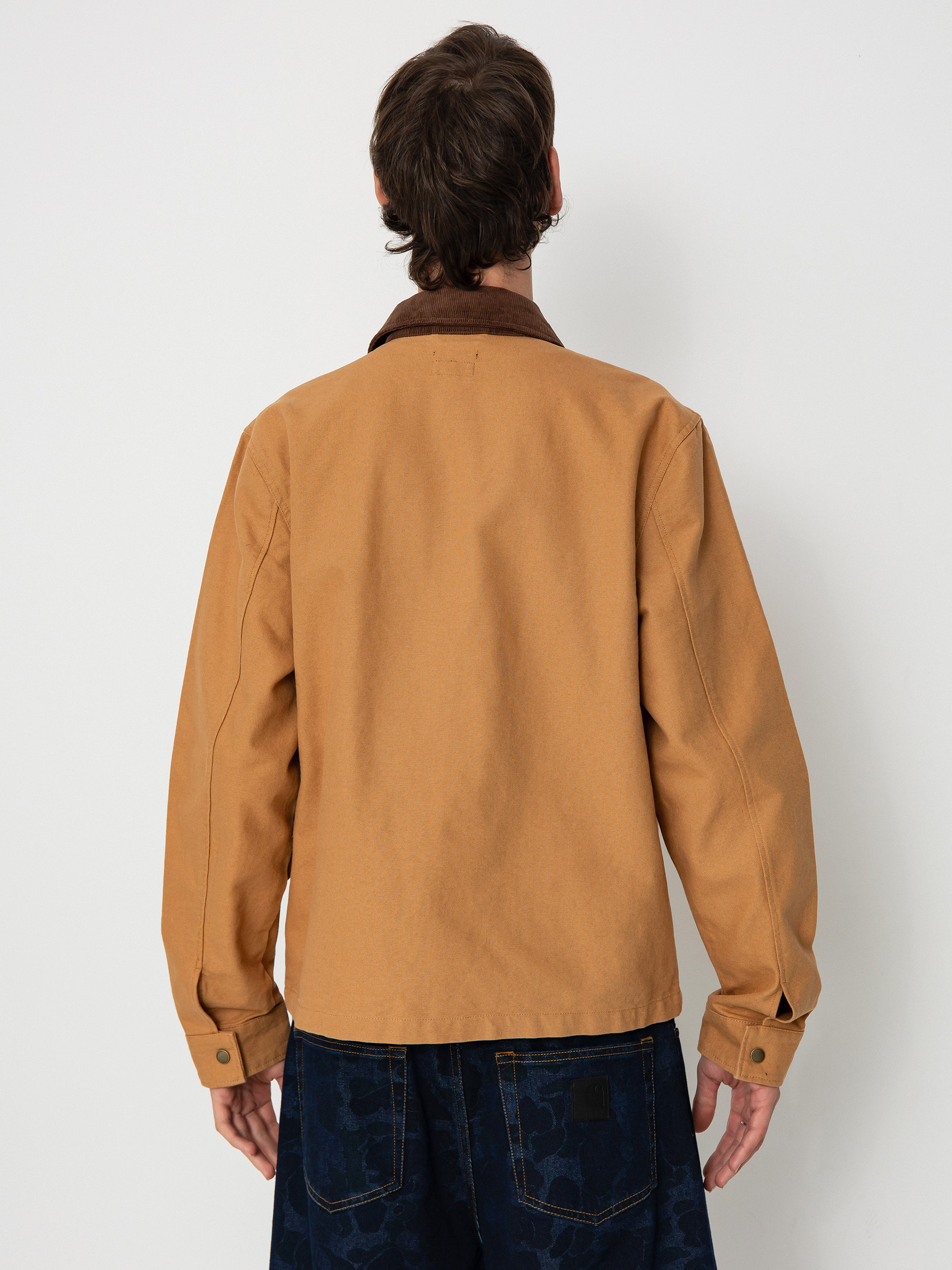 Brixton Mechanic Garage Zip Jacke (tobacco brown)