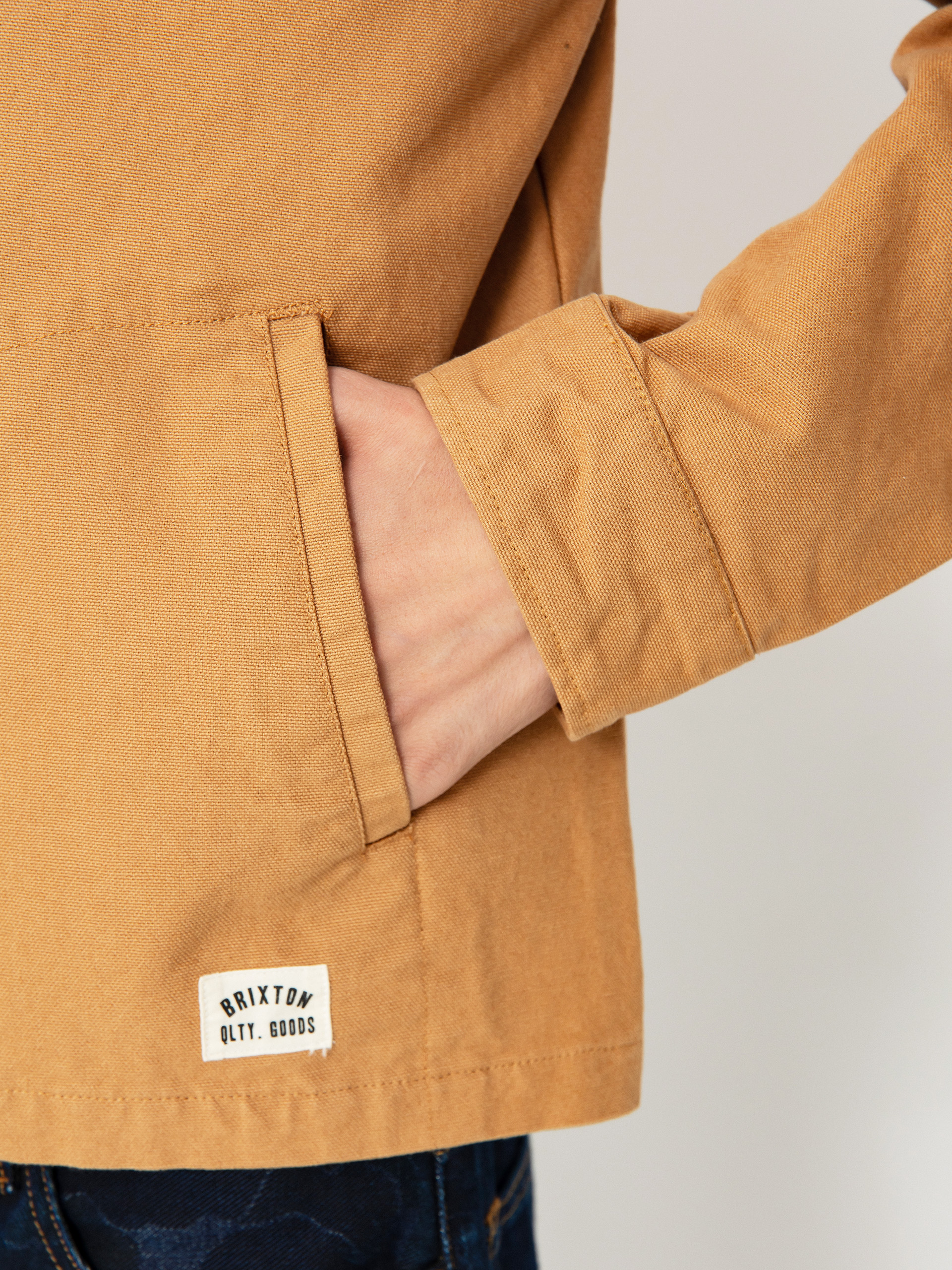 Brixton Mechanic Garage Zip Jacket (tobacco brown)