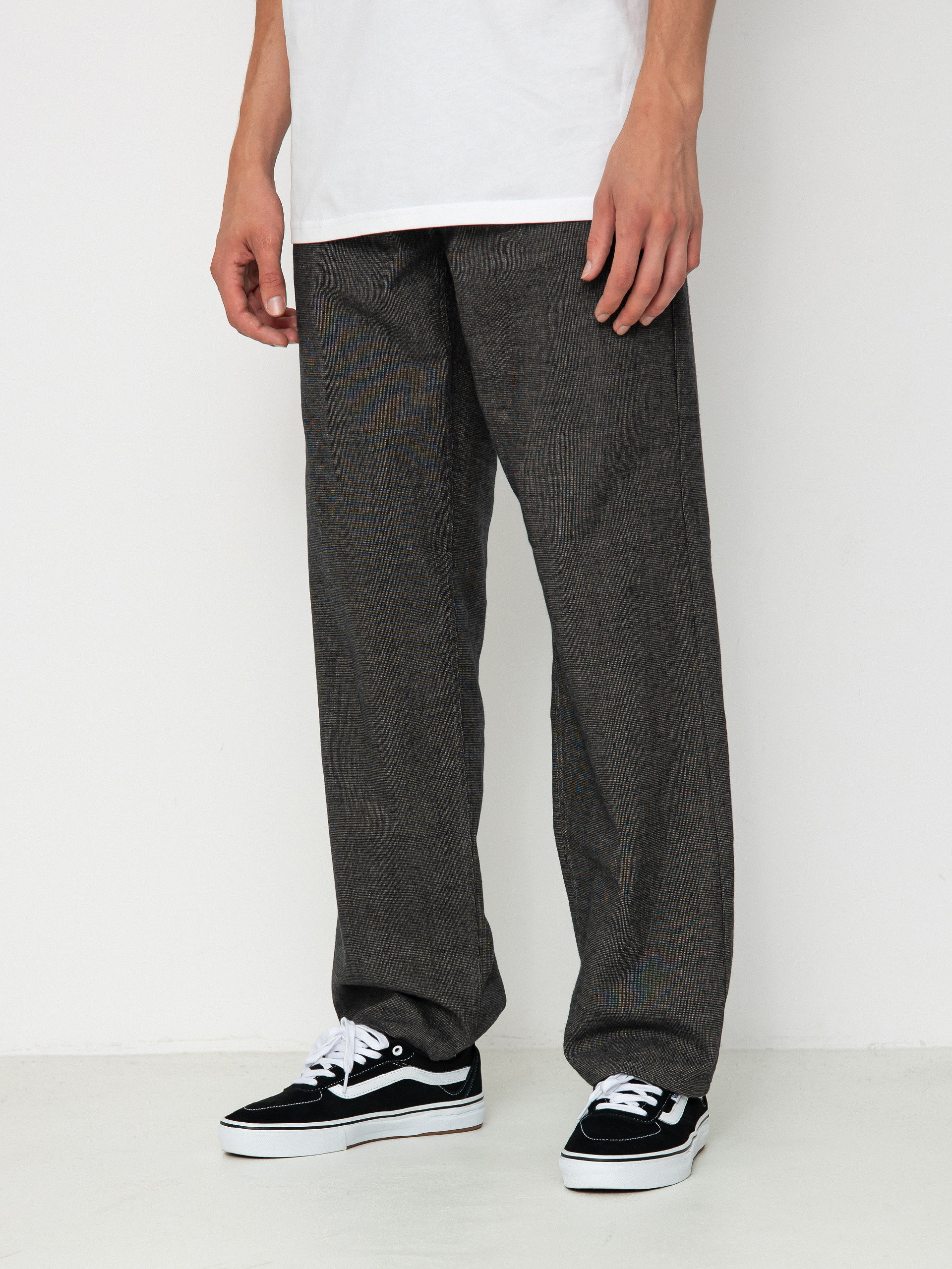 Brixton Choice Chino Relaxed Pants - grey (mixed tweed)