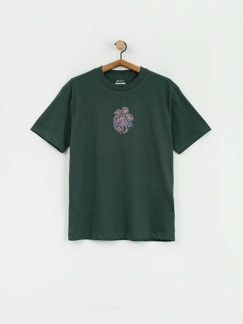 RVCA Poppies T-Shirt (hunter green)