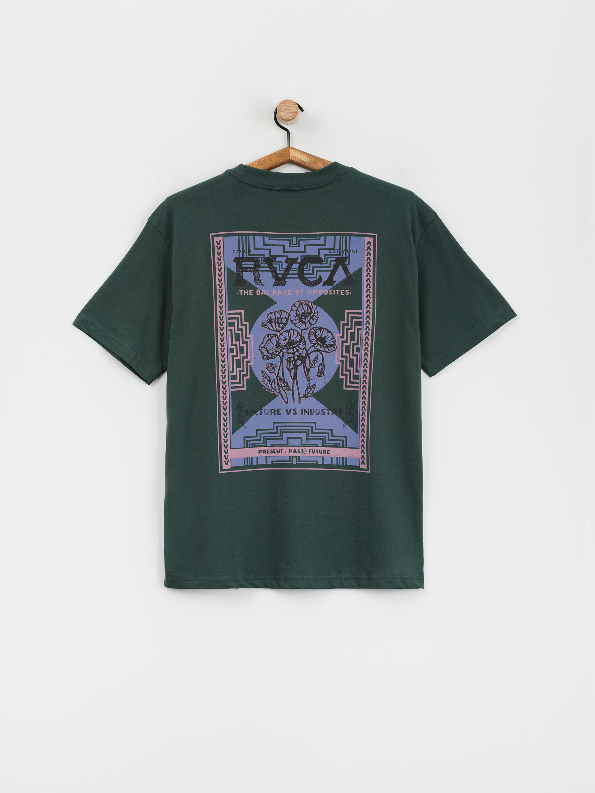 RVCA Poppies T-Shirt (hunter green)