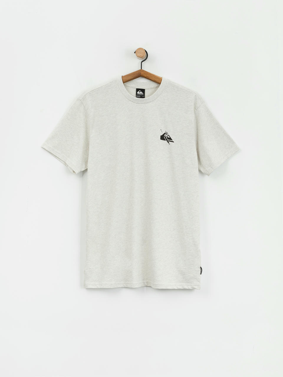 Quiksilver Qs Petroglyph Logo Dna T-Shirt (snow heather)