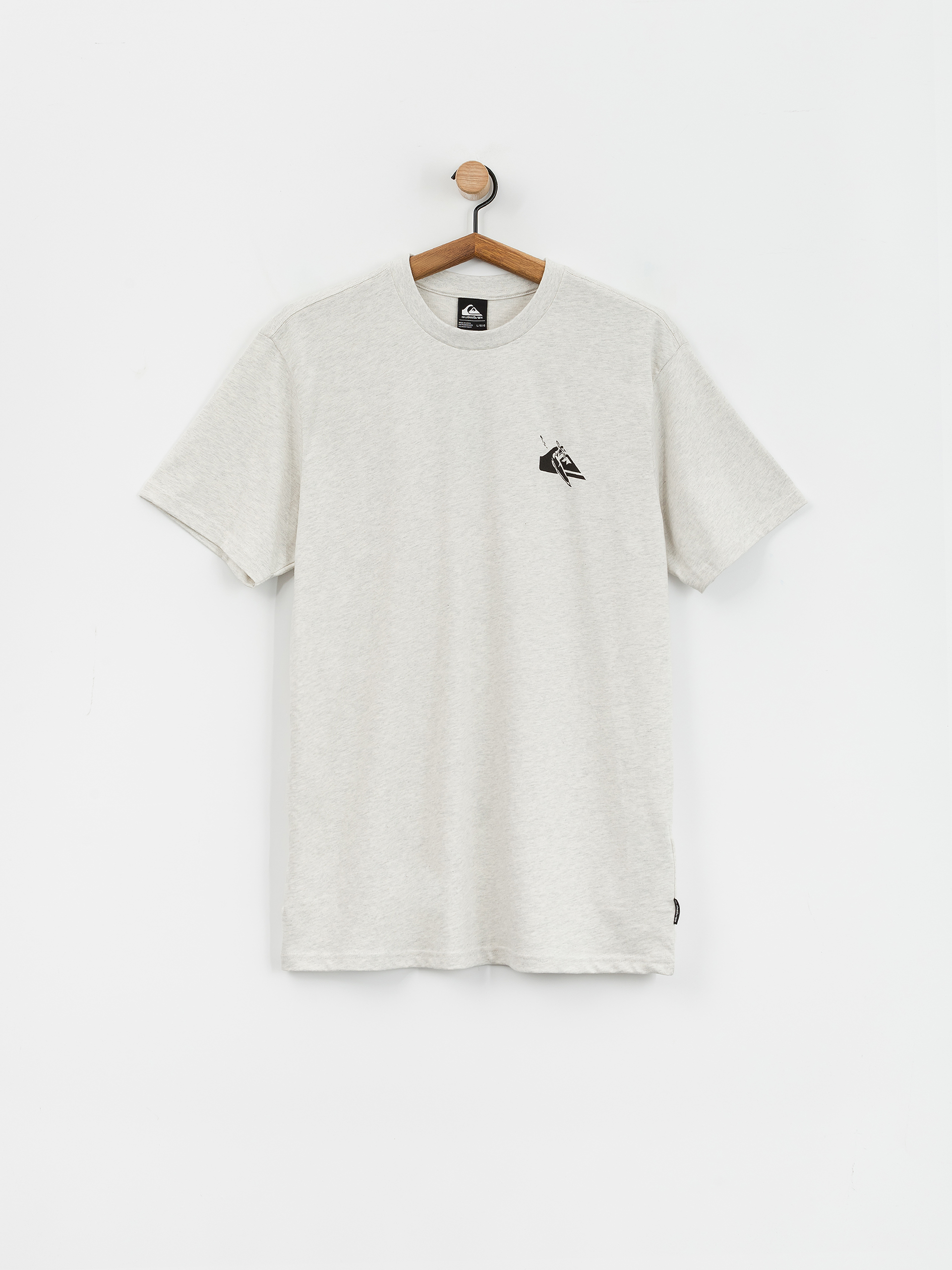 Quiksilver Qs Petroglyph Logo Dna T-Shirt (snow heather)