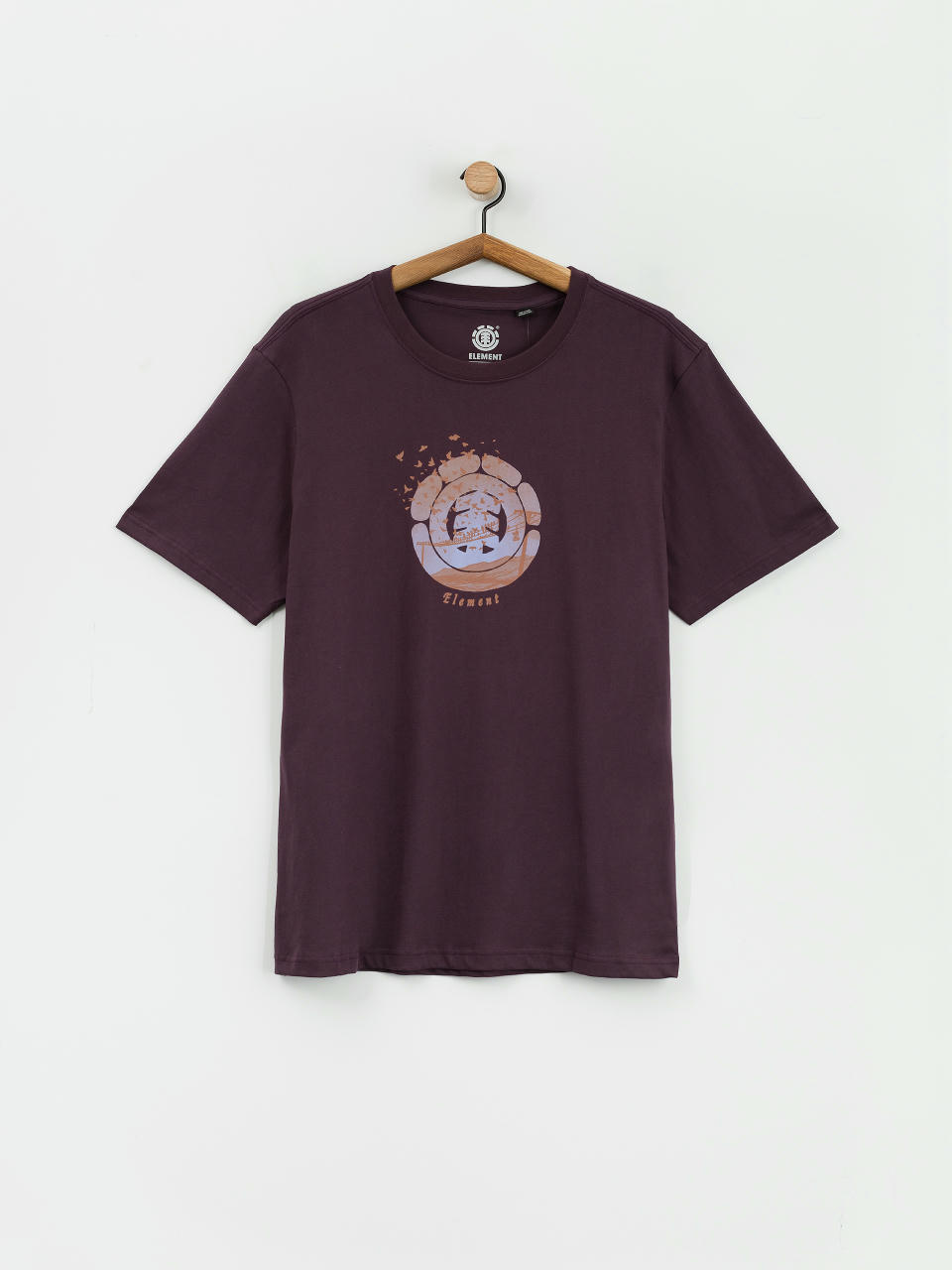 Element Flock T-Shirt (plum perfect)