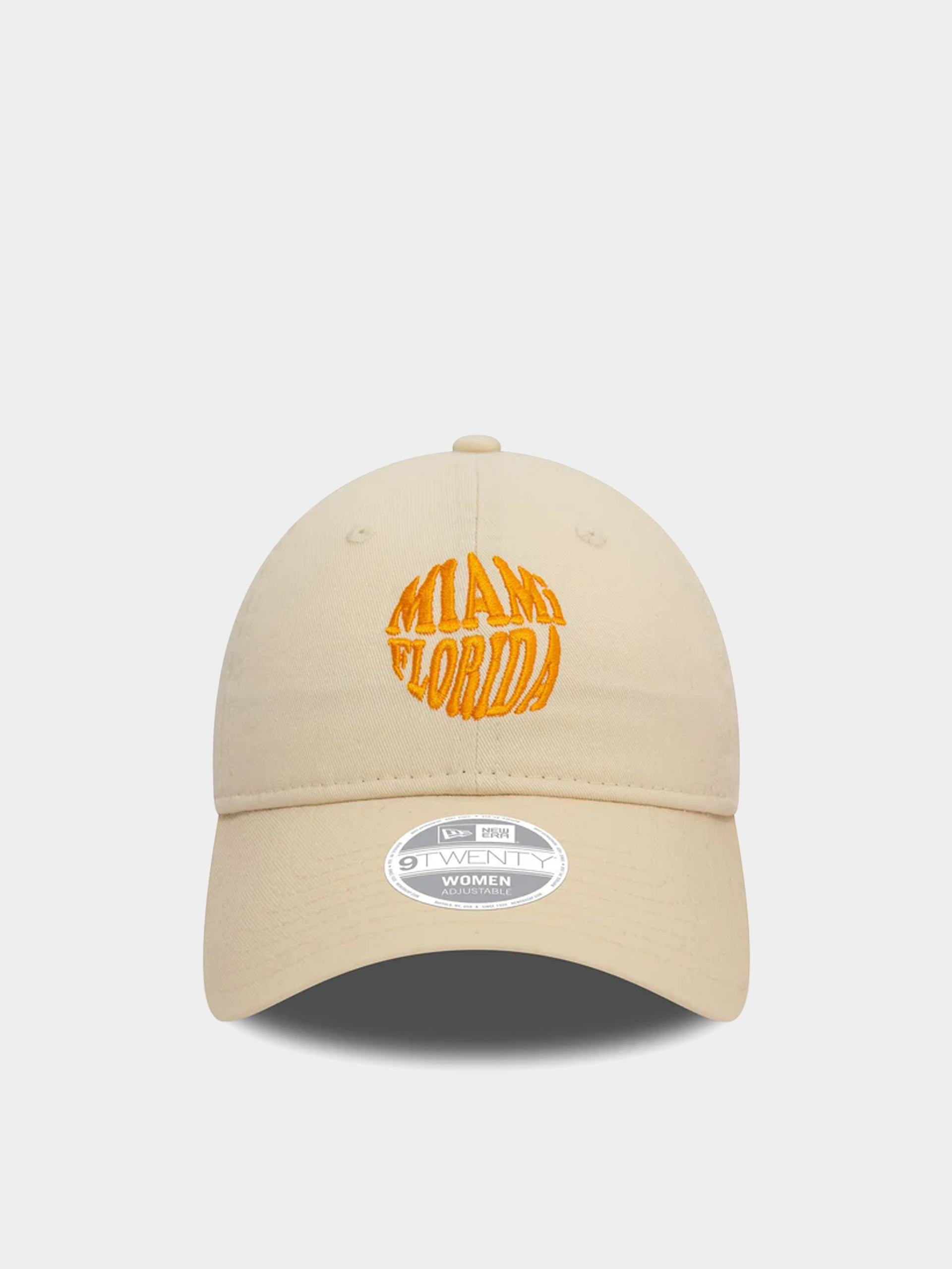 New Era Cap Washed 9Twenty Wmn - beige (cream)