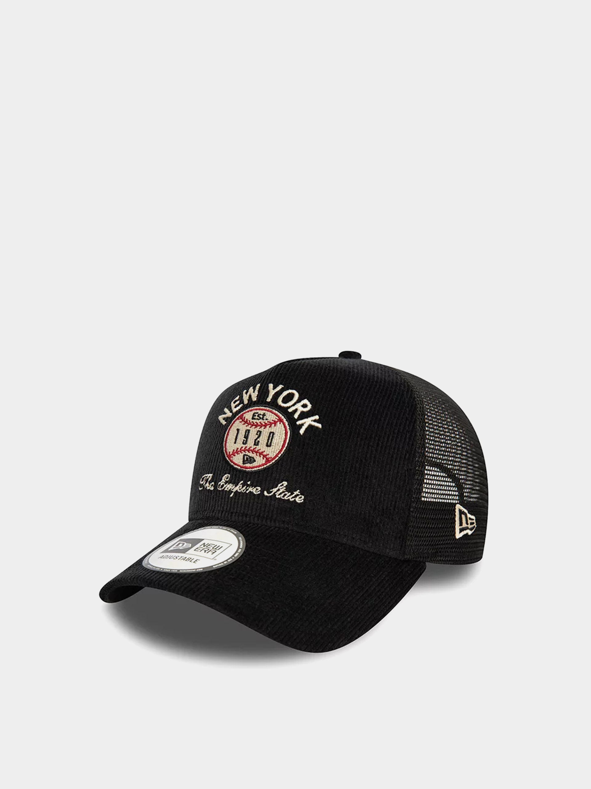 New era black trucker cap on sale