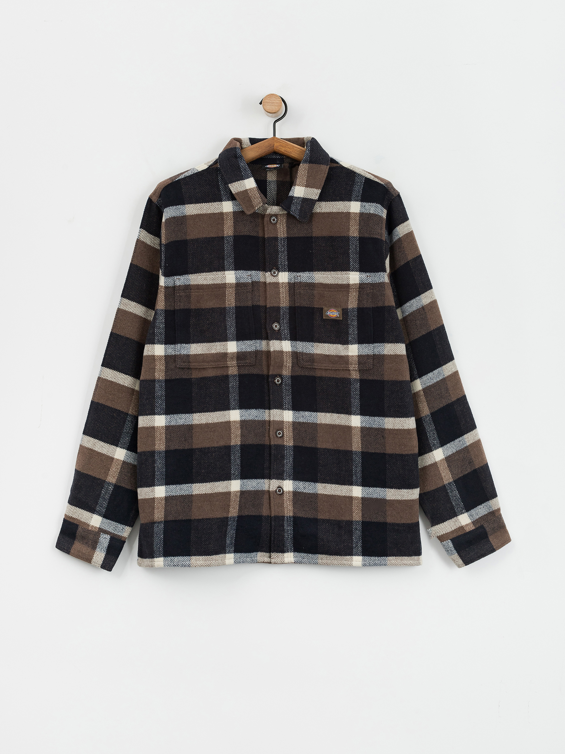 Dickies Plaid Coaling Hemd (mushroom)