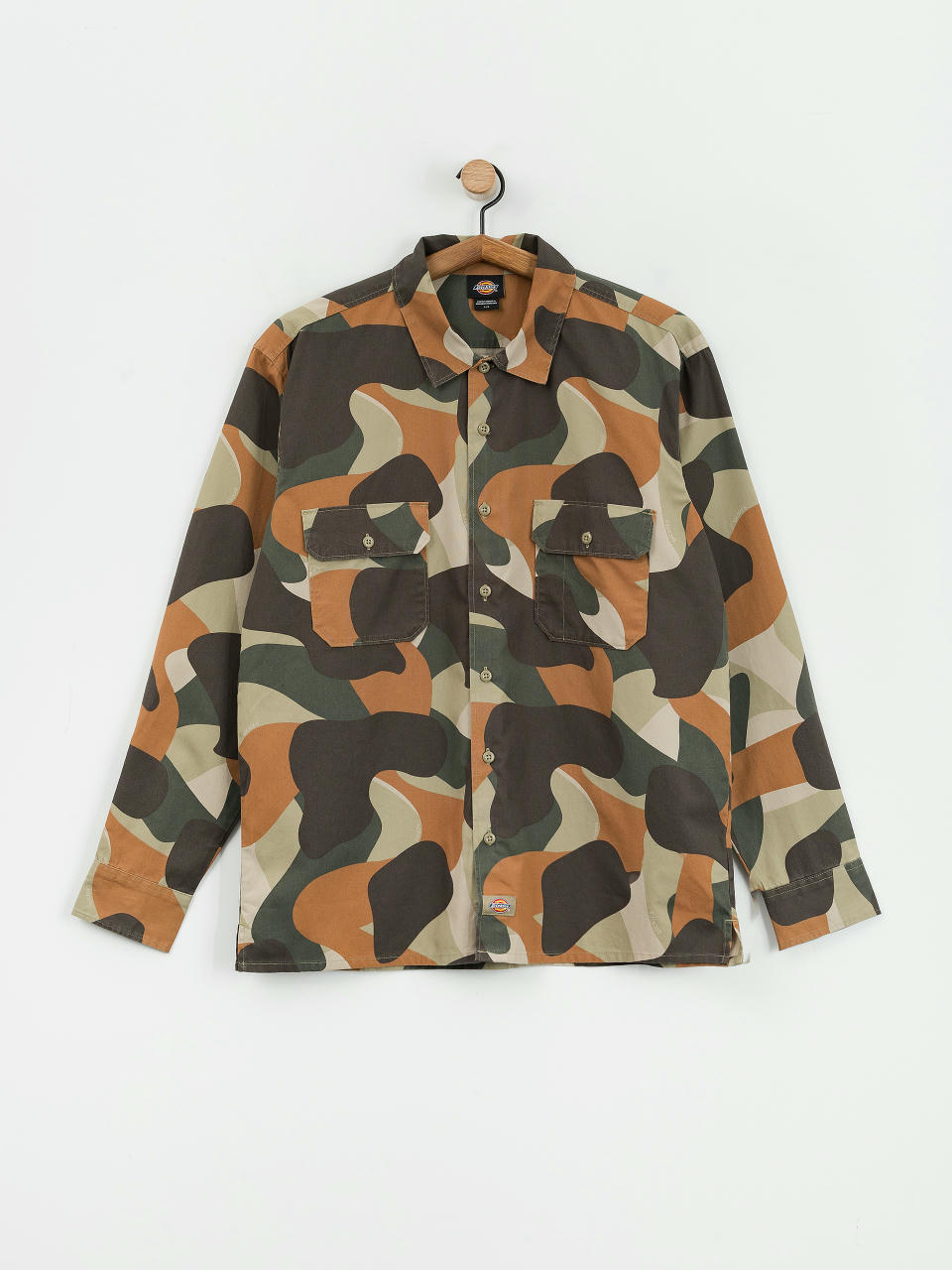 Dickies Camo Canvas Work Hemd (imperial green)