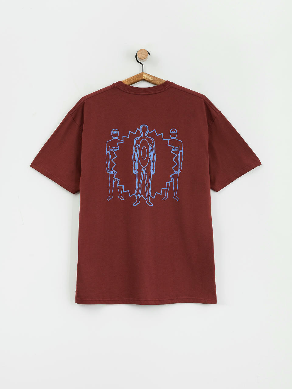 Polar Skate Anyone Out There T-Shirt (wine)