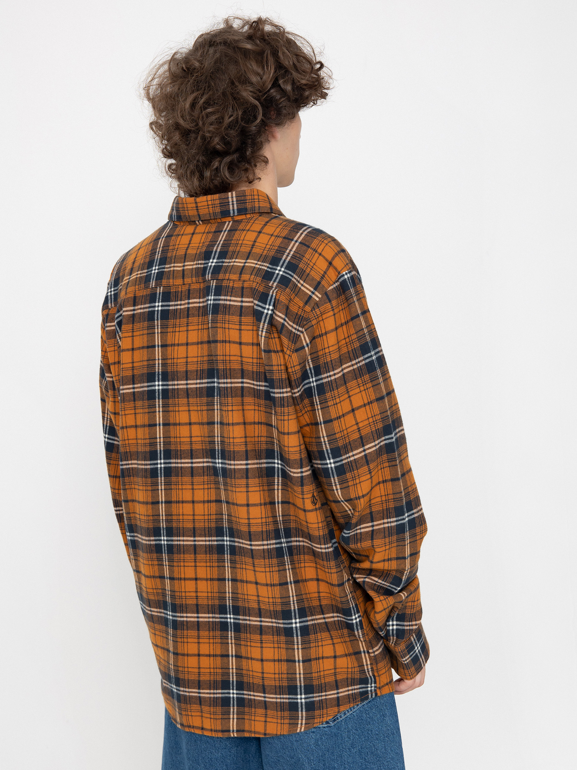 Volcom Hemd Caden Plaid Ls (chestnut brown)