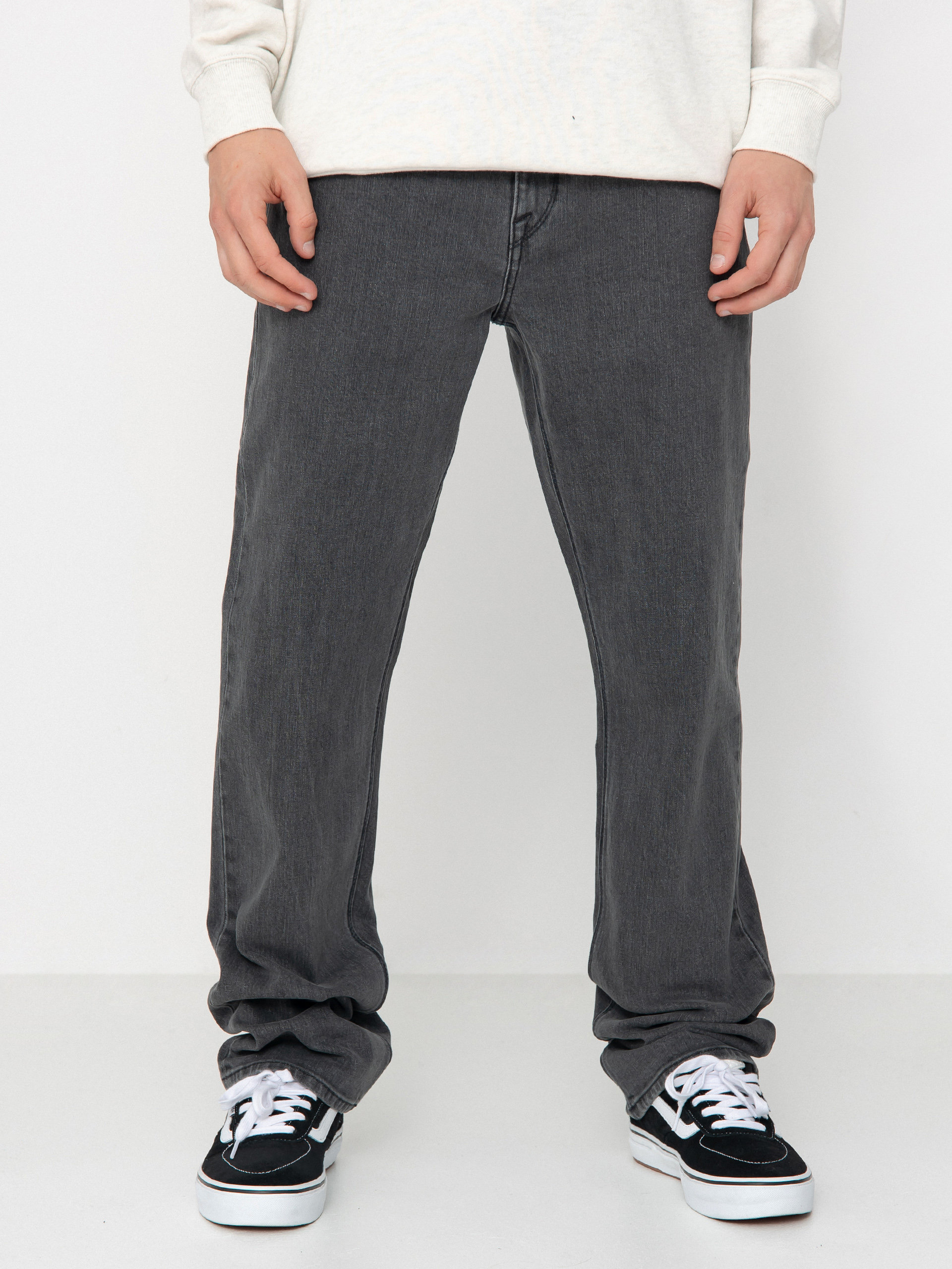 Volcom Solver Denim Hose (neutral grey)