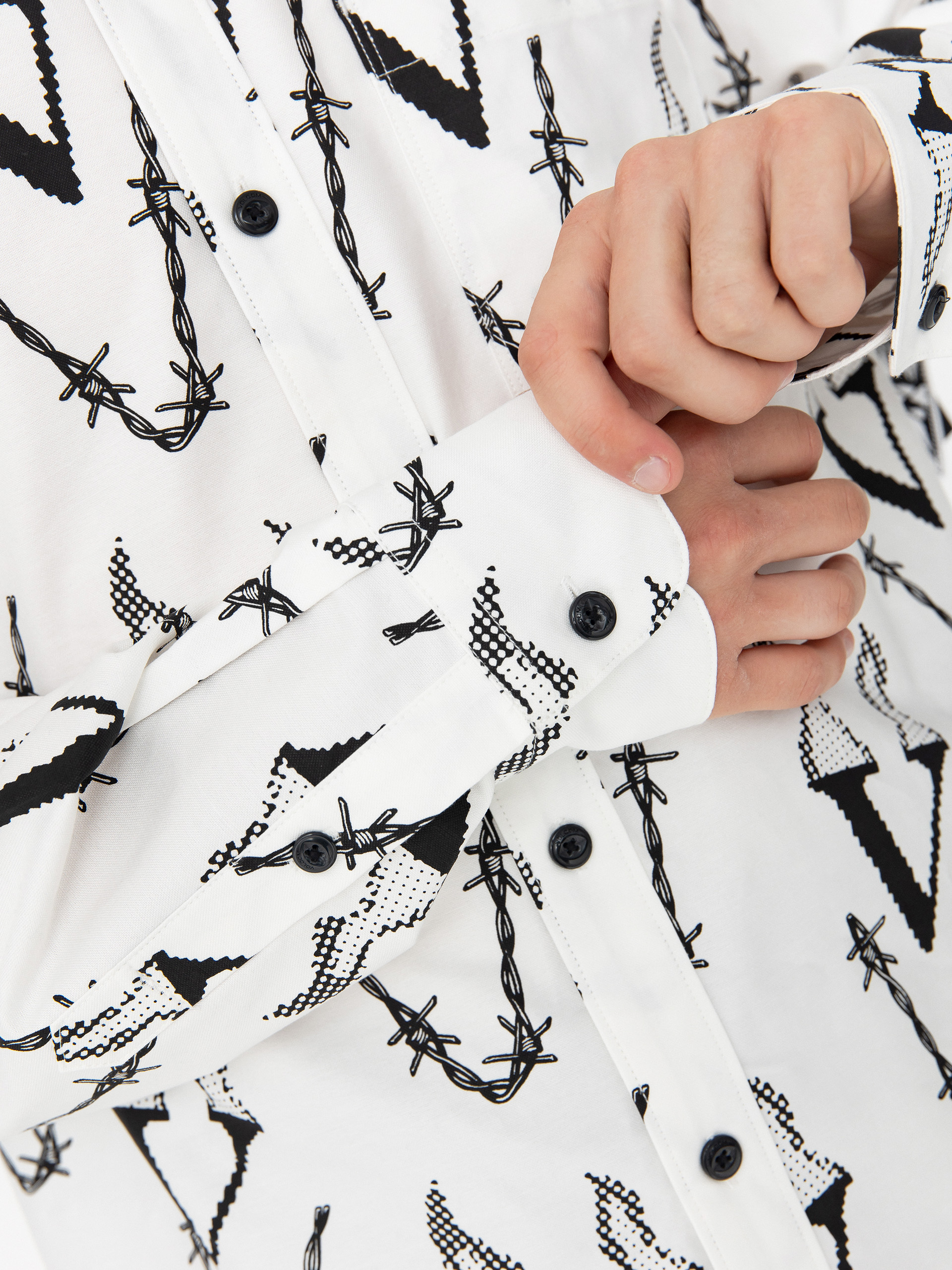 Volcom Shirt Fergadelic Woven Ls (white)